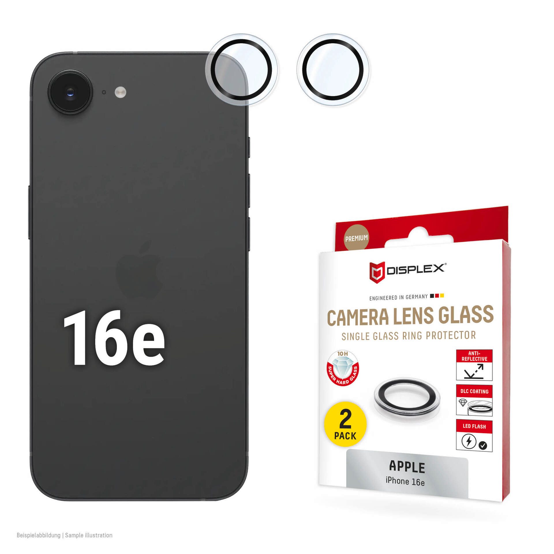 Kameraschutzglas Camera Lens Glass Single Glass Ring Protector