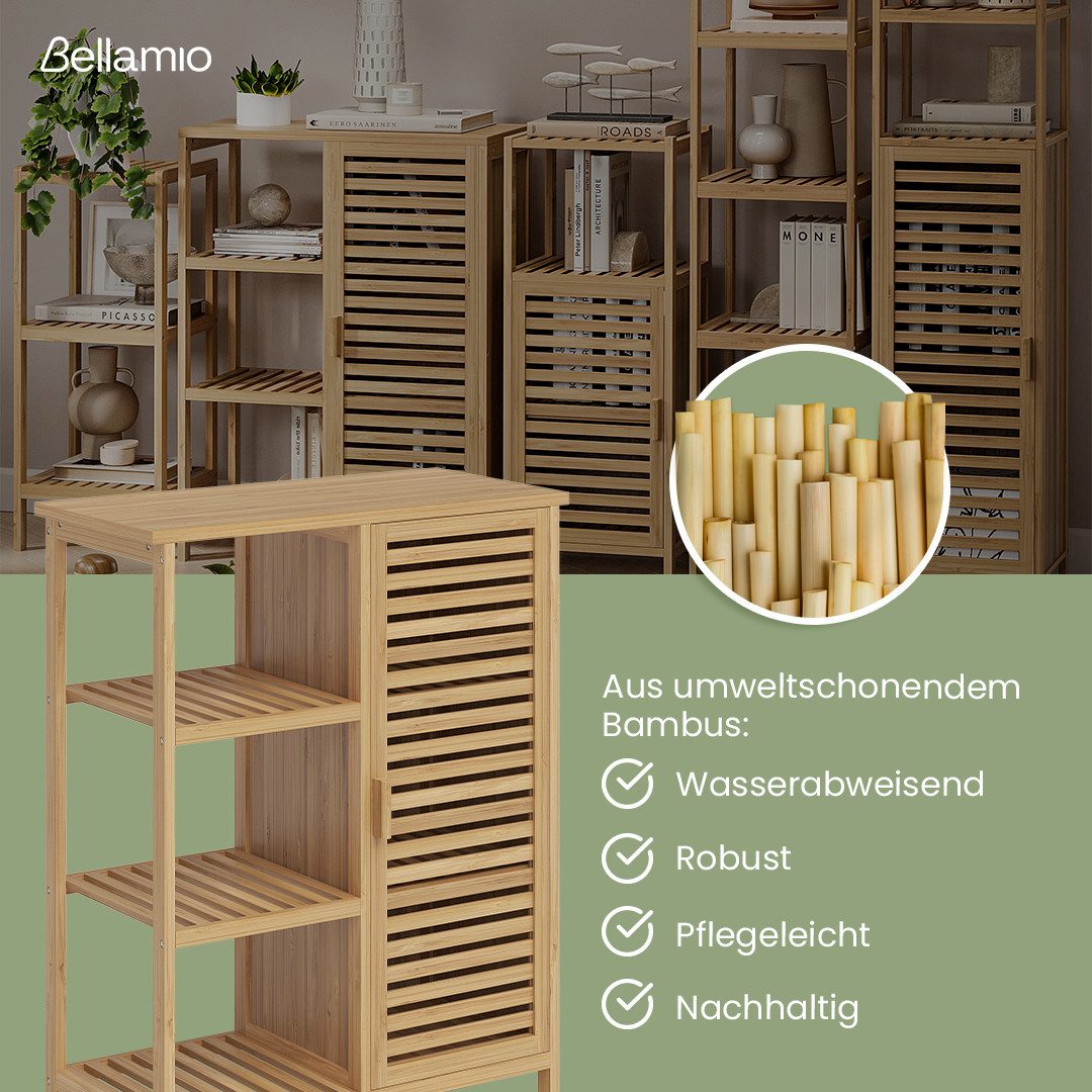 Bellamio Badmöbel-Set Newa, (2er-Set, 1x Waschbeckenunterschrank, 1x Schran günstig online kaufen