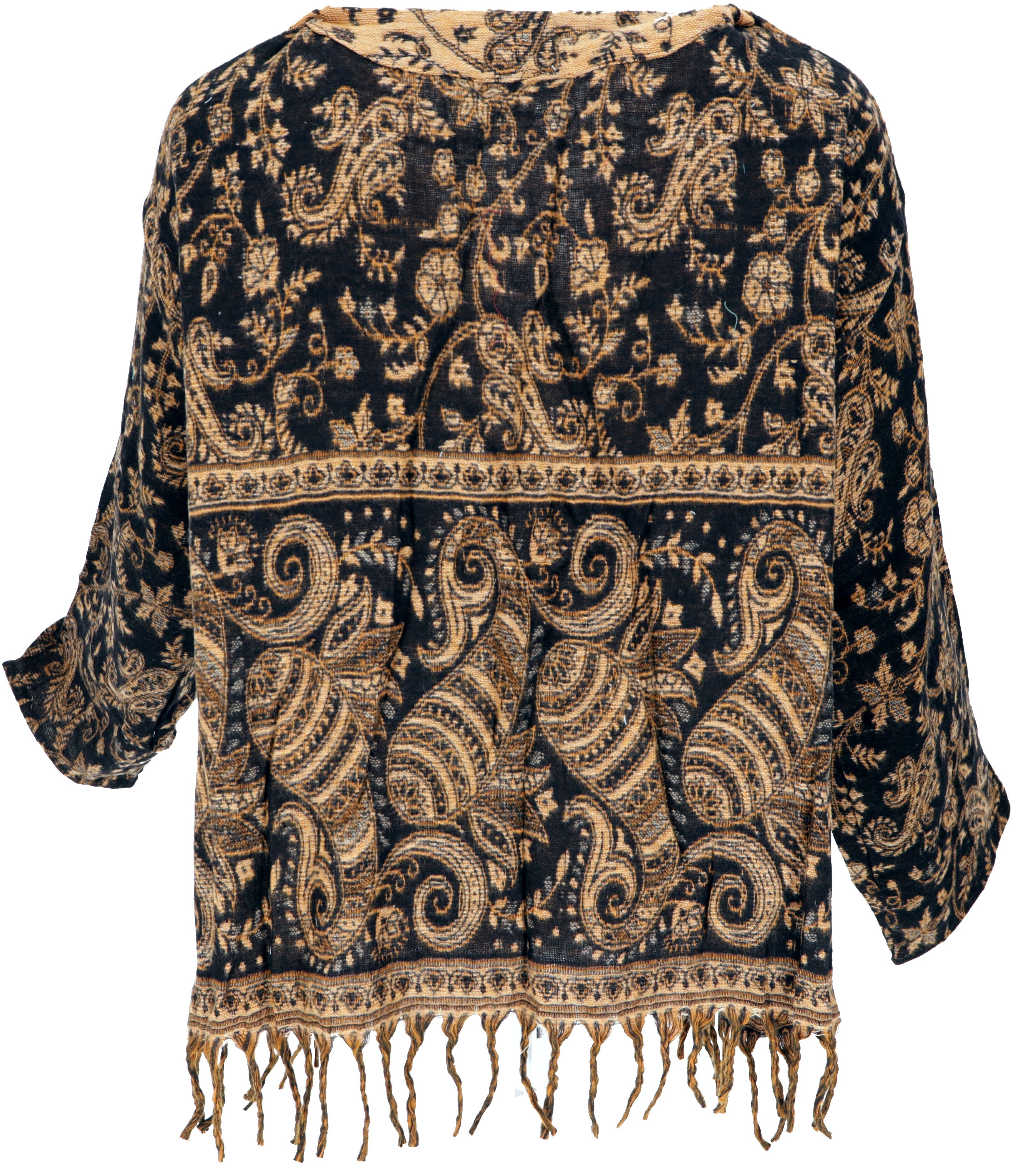 Guru-Shop Langjacke Bolero Jacke, legeres Boho günstig online kaufen