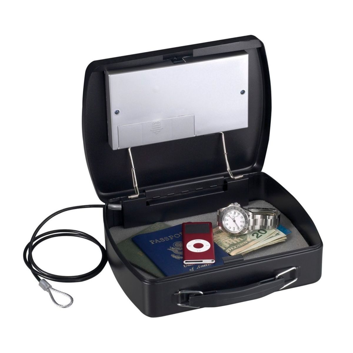 Master Lock Verschlussbox für unterwegs P008EML Diebstahlalarm