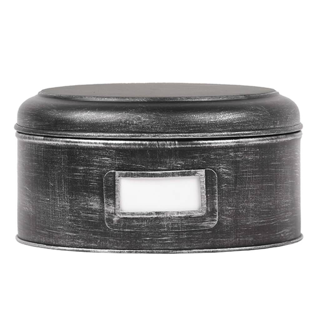 Label51 Frischhaltedose Aufbewahrungsbehälter 25x13 cm Gr. XL, Metall, (1-tlg) antique black