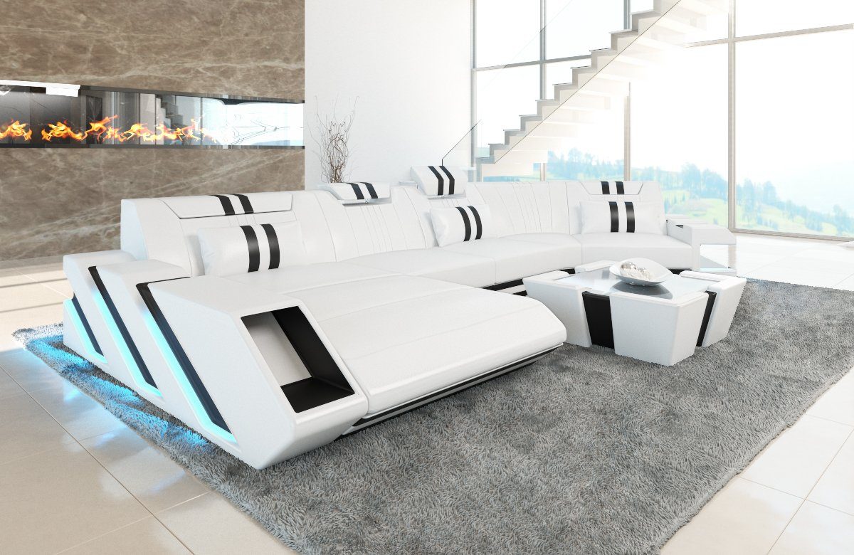 Sofa Dreams Wohnlandschaft Ledercouch Sofa Leder günstig online kaufen