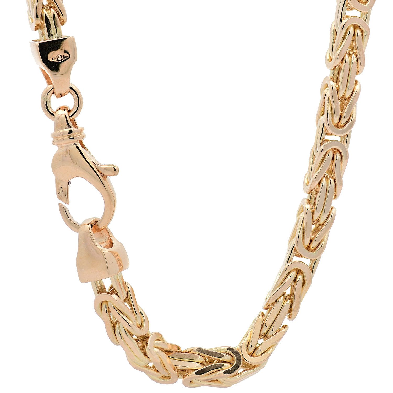 HOPLO Königskette Goldkette Königskette Länge 19cm - Breite 4,0mm - 750-18 günstig online kaufen