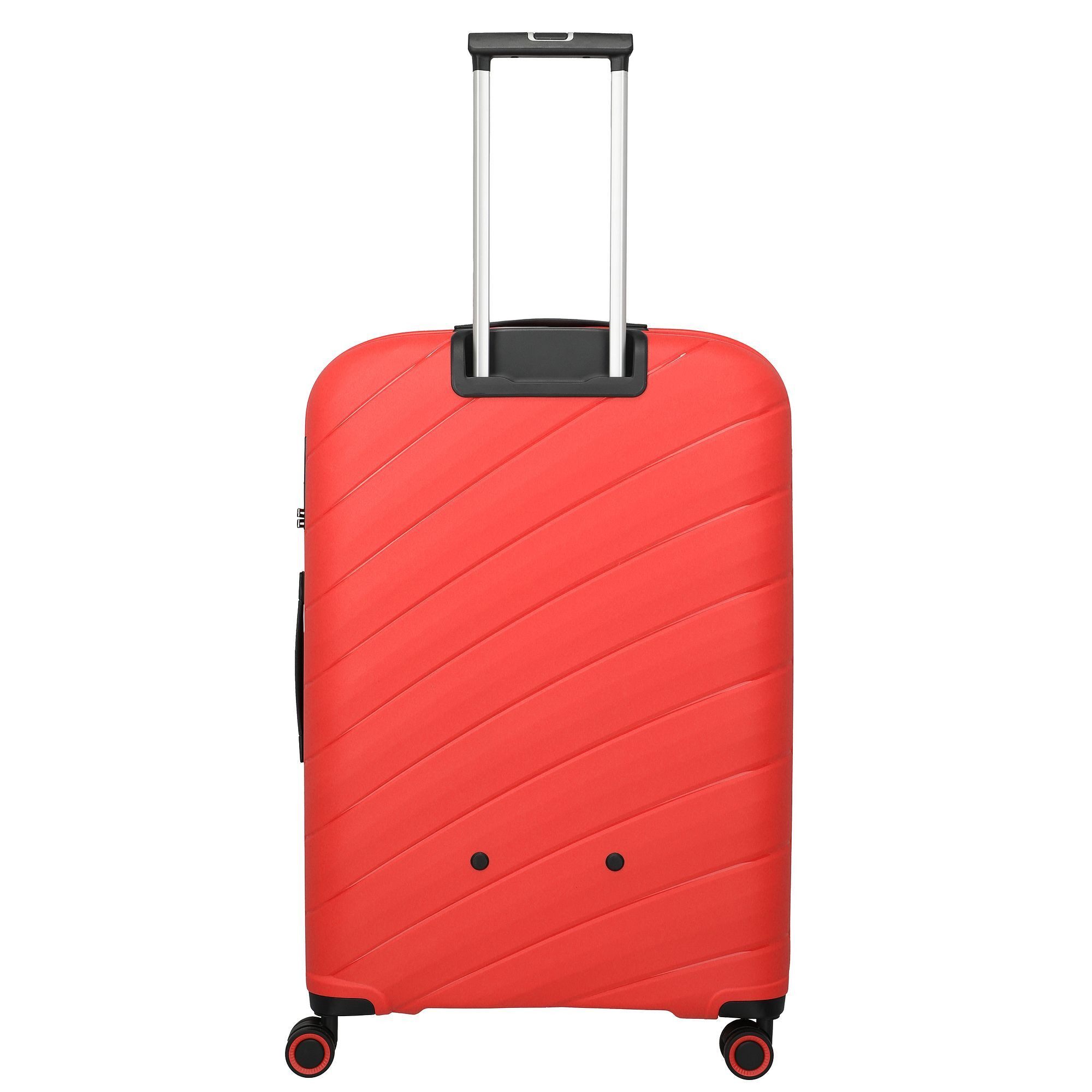 travelite Trolleyset Burano, 4 Rollen, (3-teilig, 3 tlg), Polypropylen