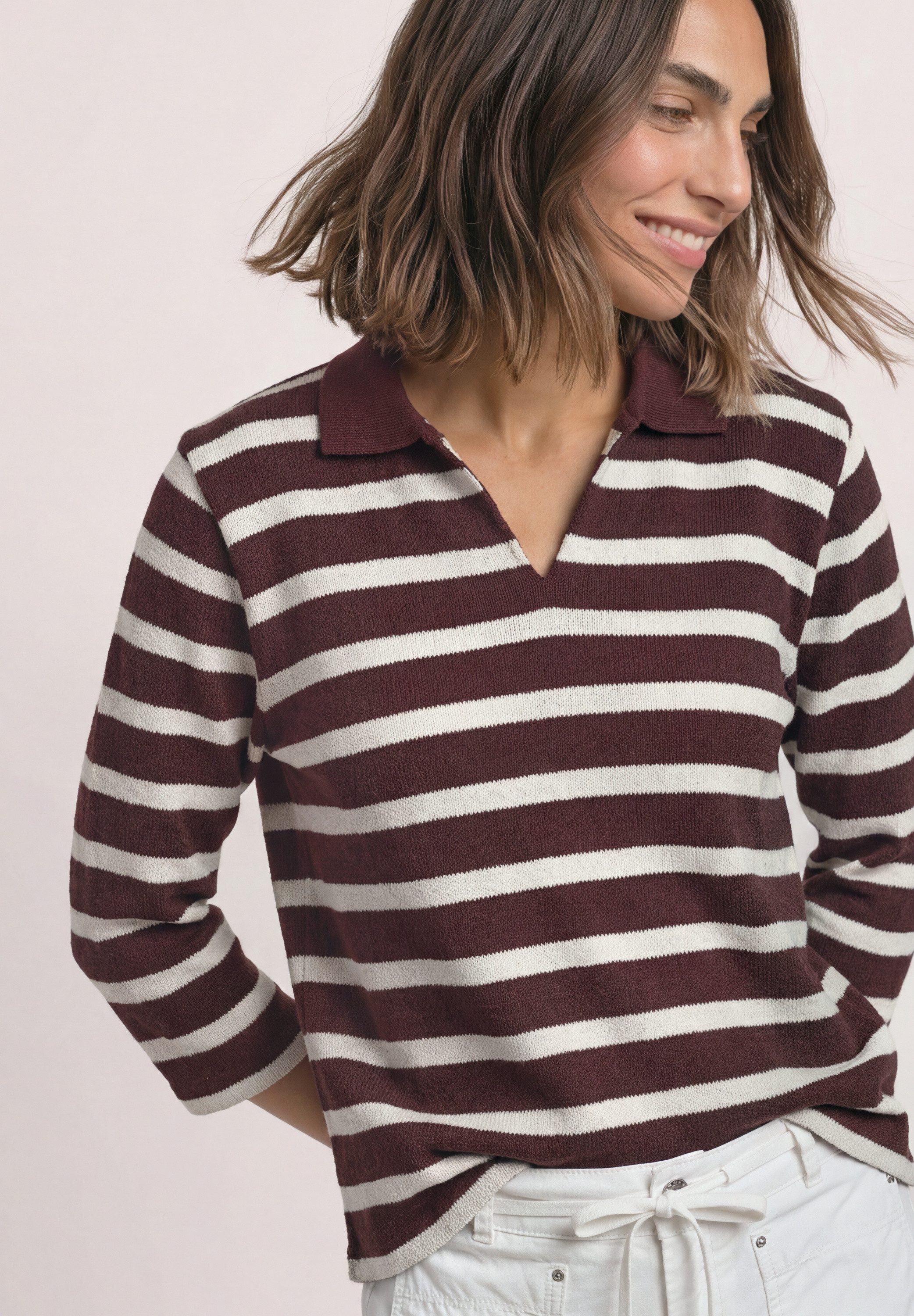 STREET ONE Poloshirt mit Streifenmuster – Bild 2 von 5