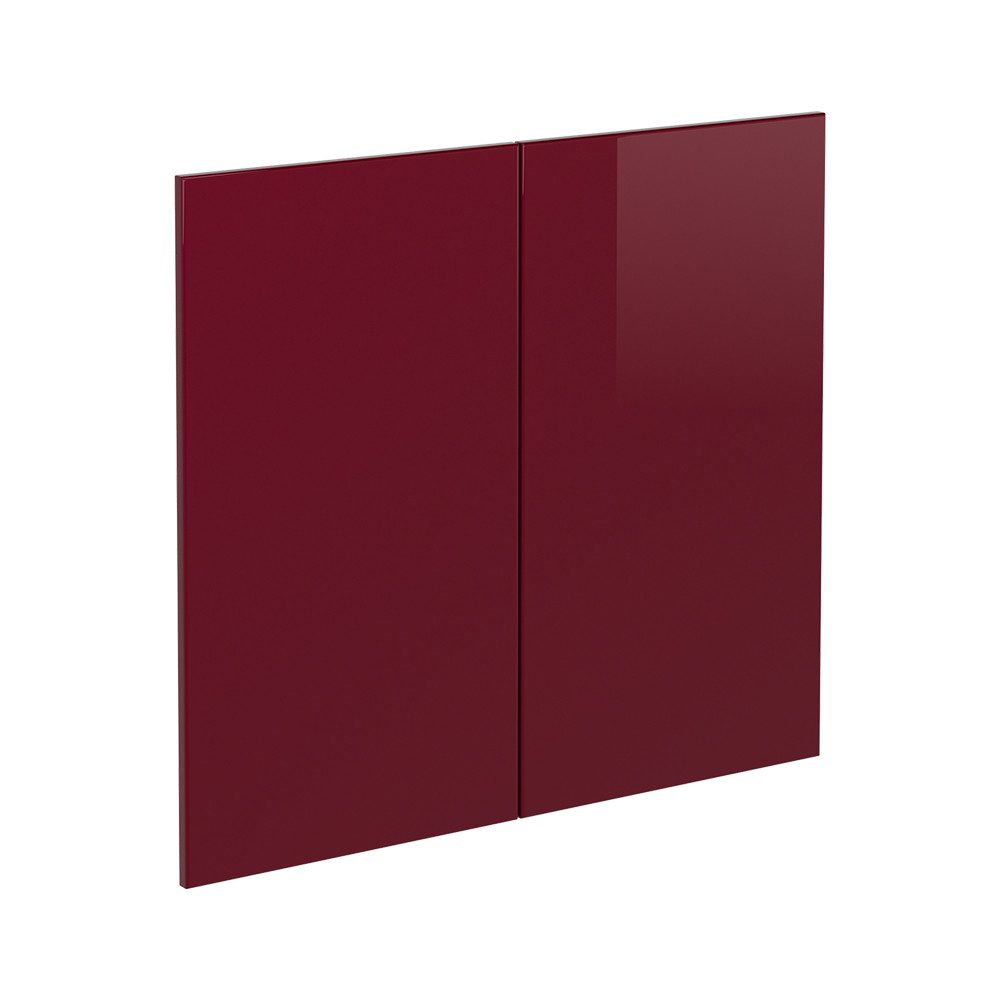 Vicco Unterschrank R-Line, Rot Hochglanz, 79.2 x 71.3 cm Möbelfront für den Spülenu... (1-St)