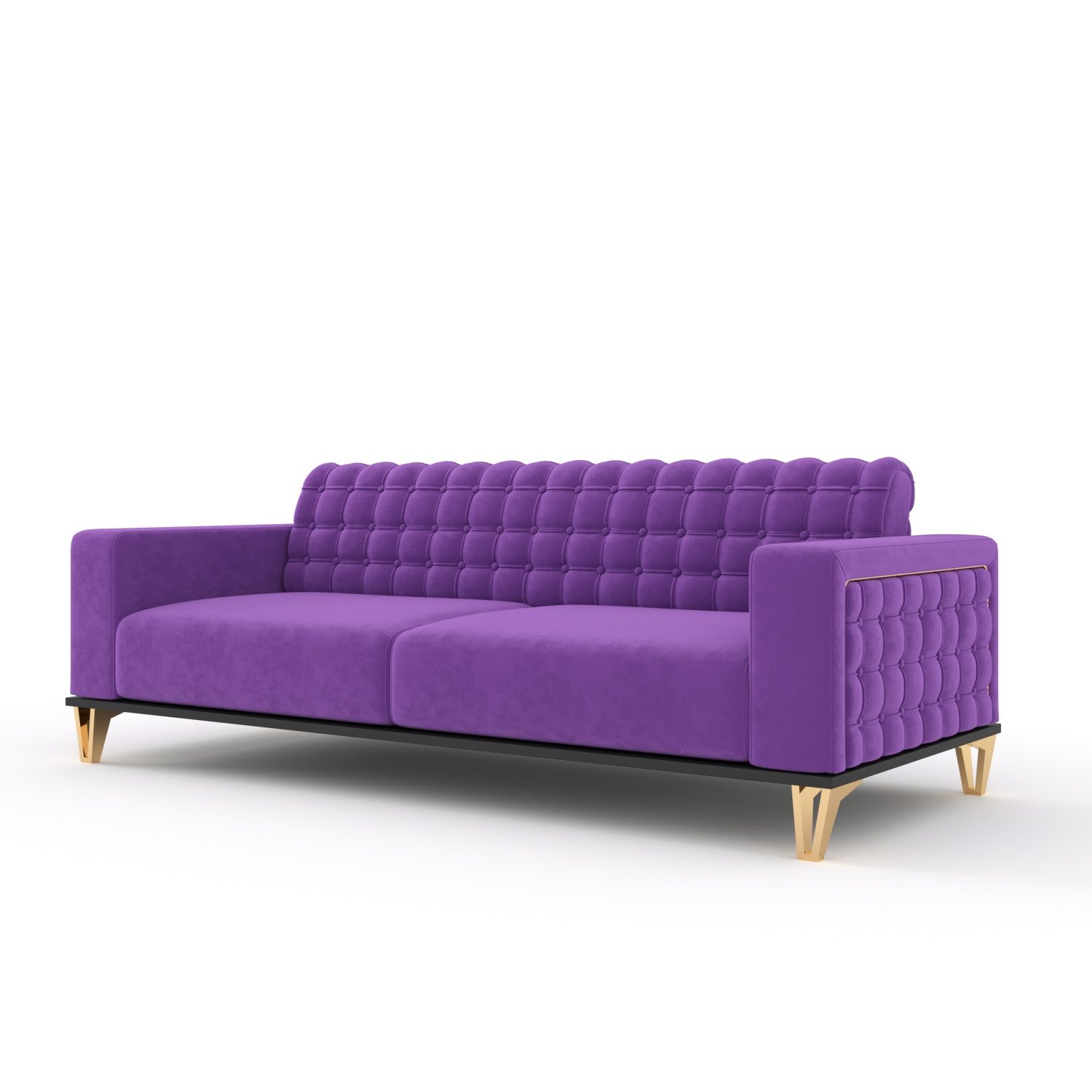 Möbeldreams Chesterfield-Sofa Chesterfield Sofa 3er Sofa * Schlaffunktion * Modern *GRATIS-KISSEN*