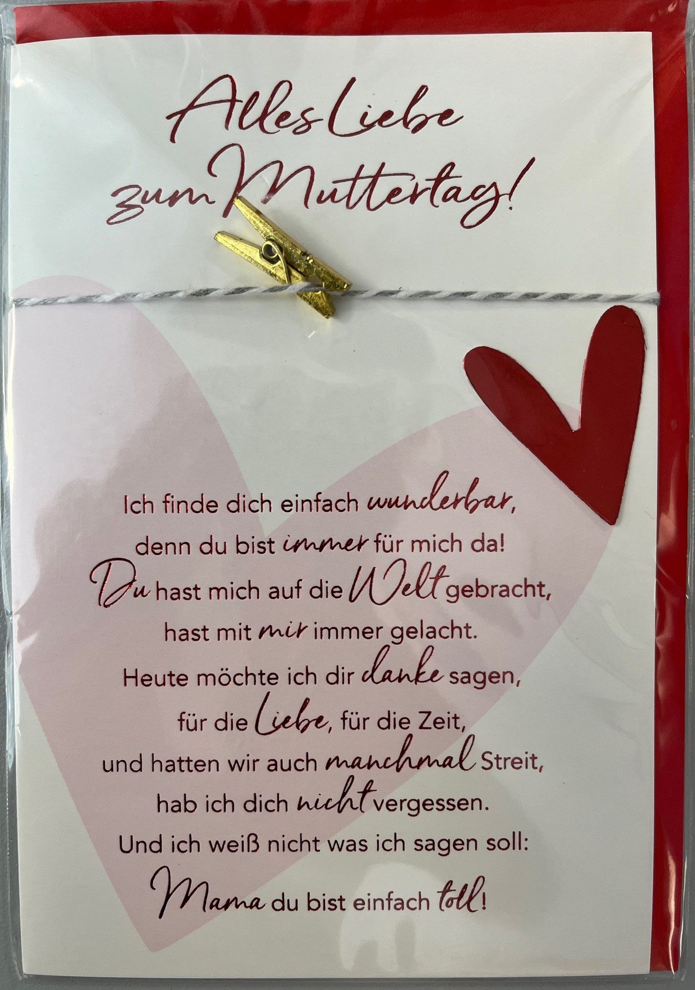 Verlag Dominique Grußkarten Muttertag - Karte mit Umschlag 1