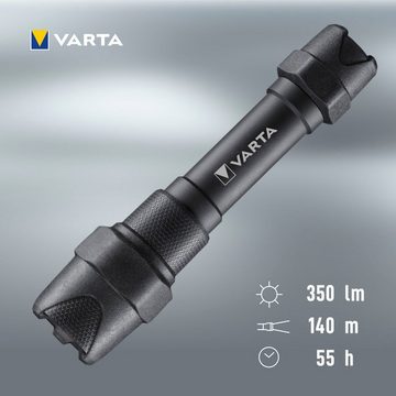 VARTA Taschenlampe Indestructible F20 Pro 6 Watt LED, wasser- und staubdicht, stoßabsorbierend, eloxiertes Aluminium Gehäuse