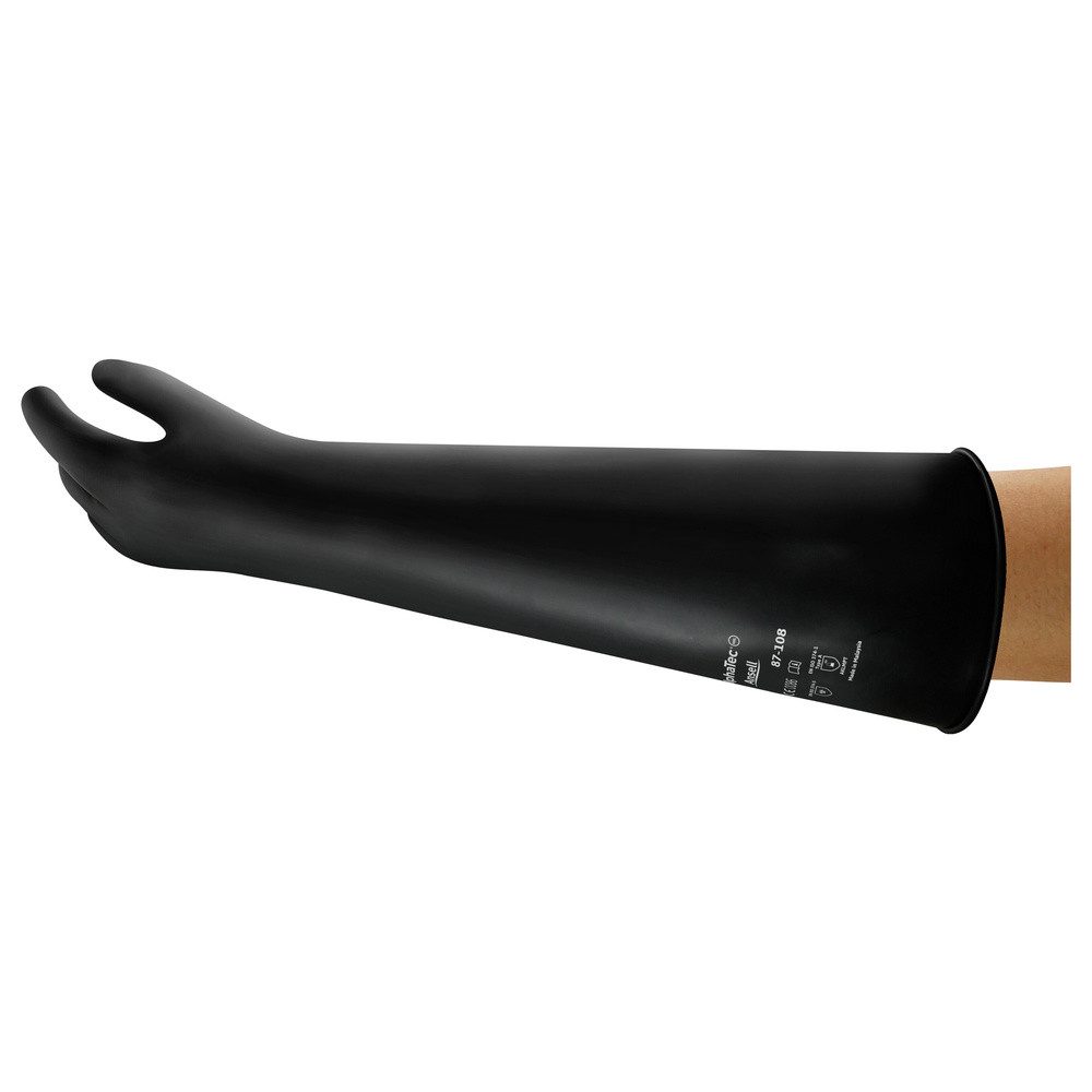 ANSELL Chemikalien-Schutzhandschuhe Ansell 87108095 AlphaTec Naturlatex Chemiekalienhandschuh Größe (Hands