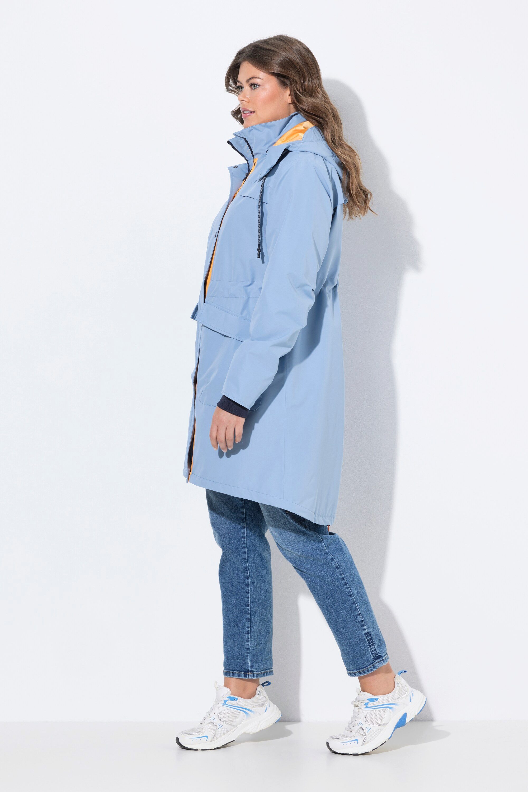 Laurasøn Wintermantel Funktions-Parka Kapuze Stehkragen Zipper