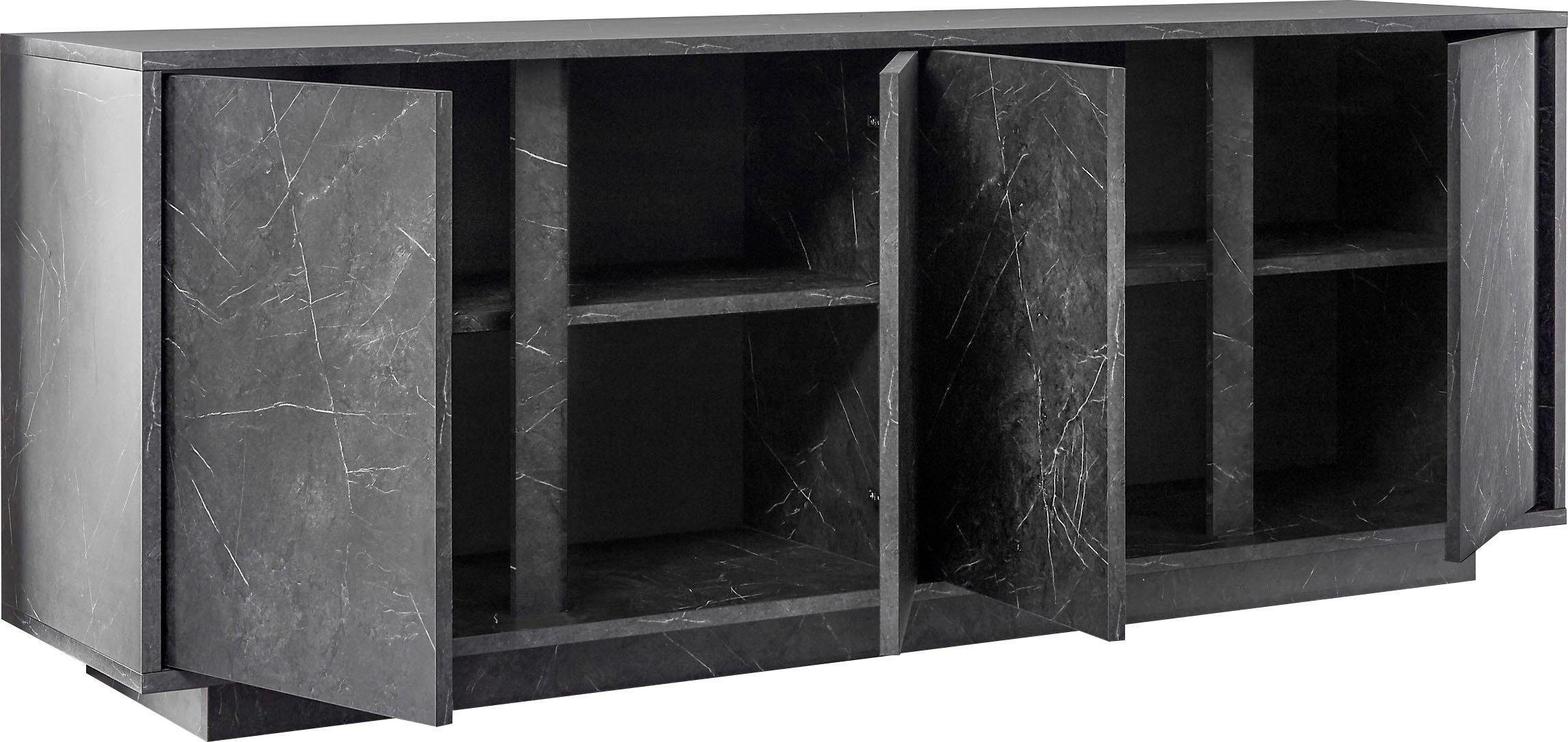 Home affaire Sideboard Carrara, grifflos