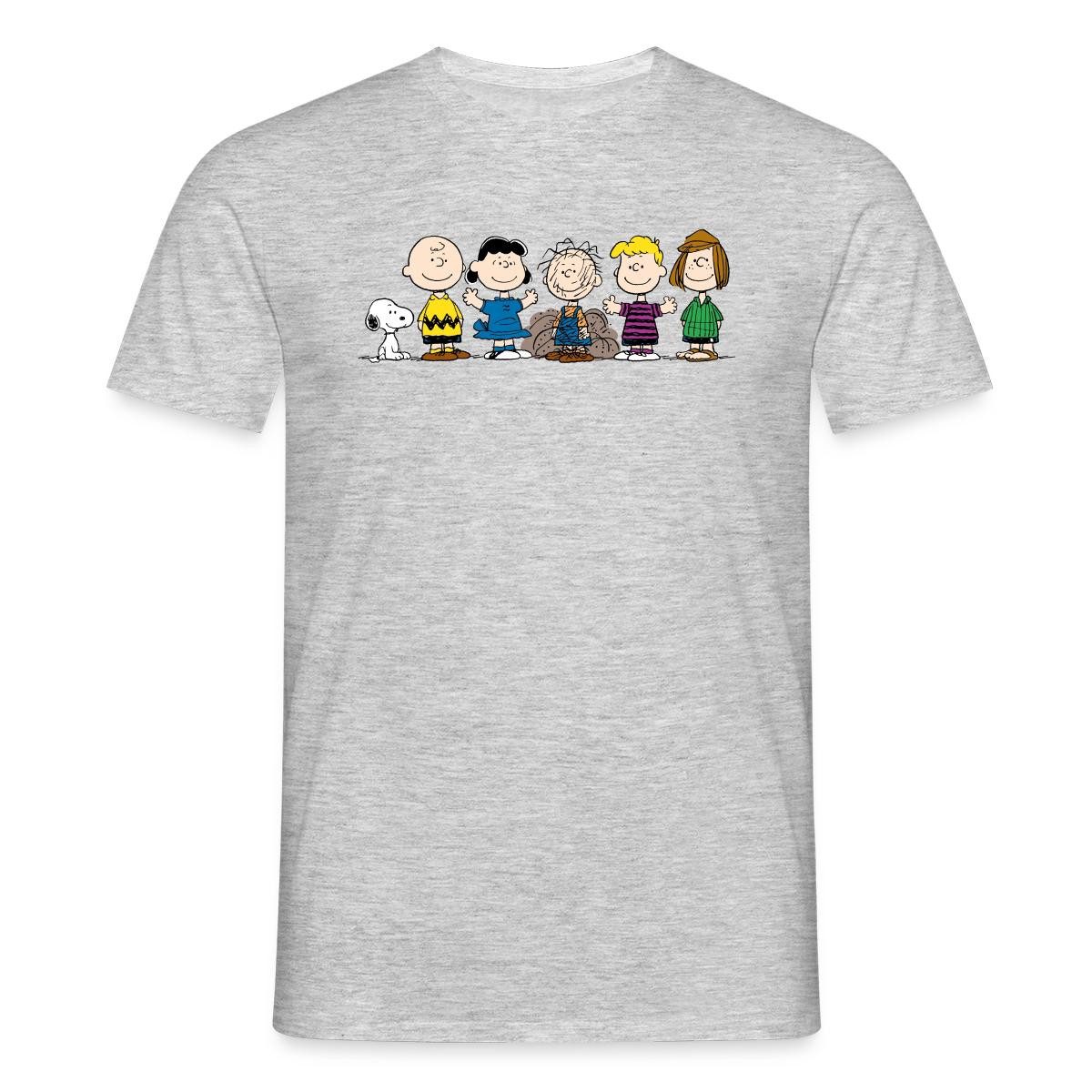 Spreadshirt T-Shirt Peanuts Snoopy Und Seine Freunde Männer T-Shirt (1-tlg)