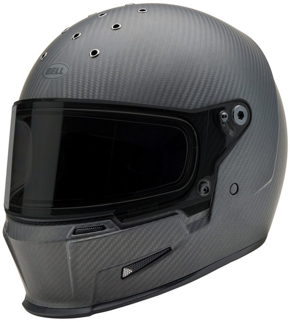 Bell Motorradhelm Eliminator Carbon Helm, vorbereitet für Kommunikationssystem
