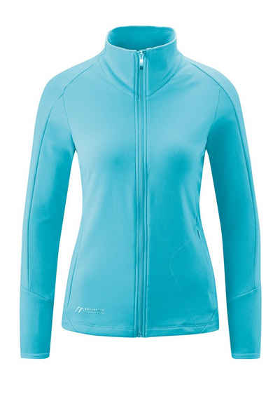 Maier Sports Fleecejacke Cicerbita Elastischer Midlayer, körpernaher Schnitt