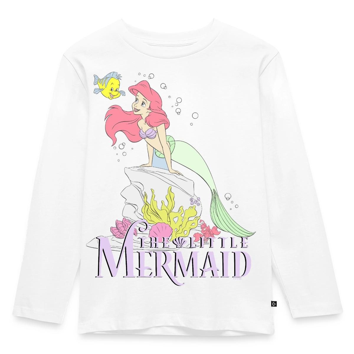 T-Shirt Arielle Die Kleine Meerjungfrau Auf Felsvorsprung Kinder Premium Langa