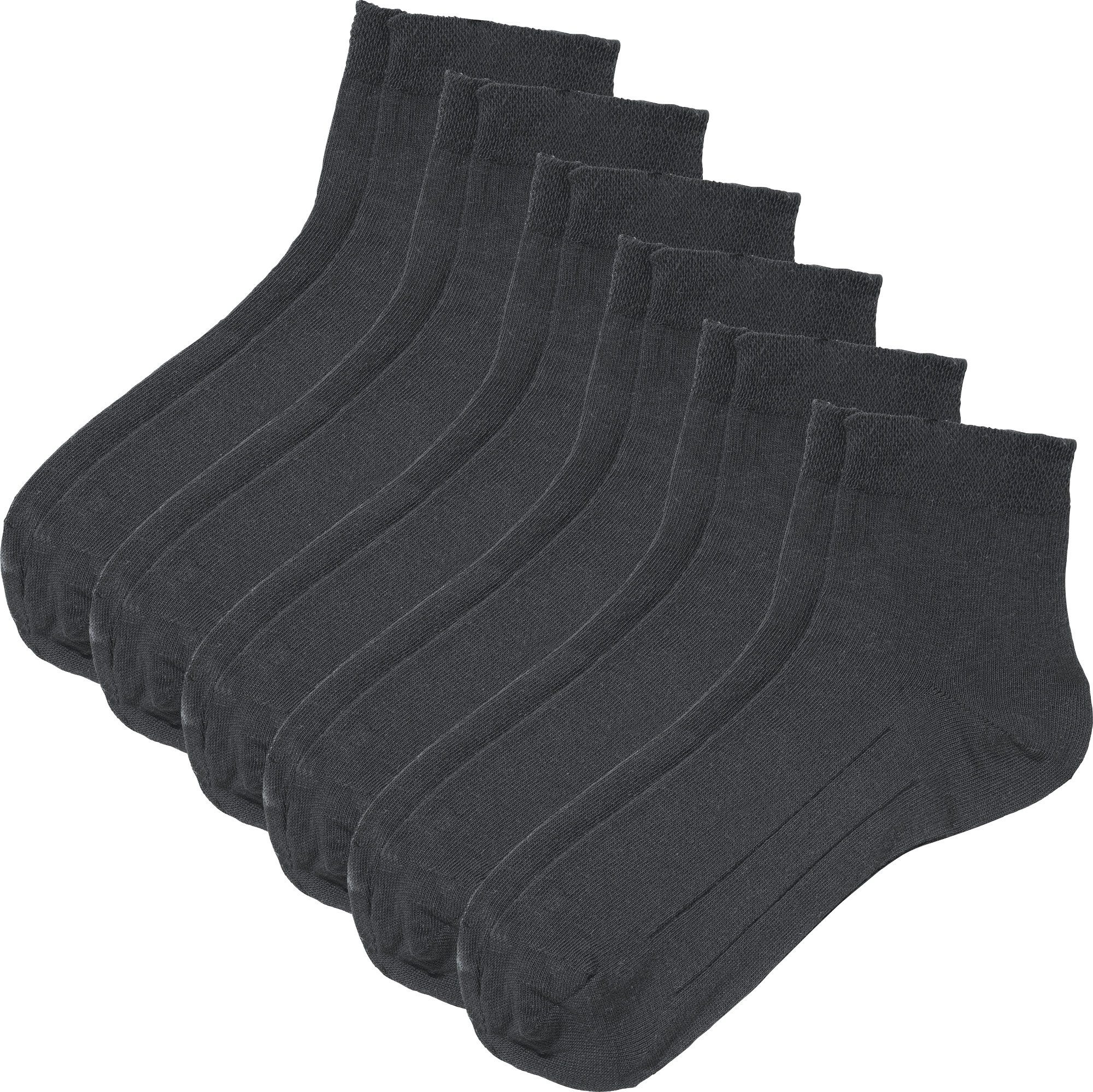 Erwin Müller Kurzsocken Unisex-Kurzsocken 6 Paar Uni