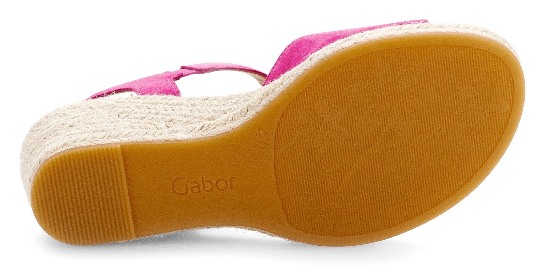 Gabor ATHEN Keilsandalette, Sommerschuh, Riemchensandale, mit Klettverschluss, G-Weite