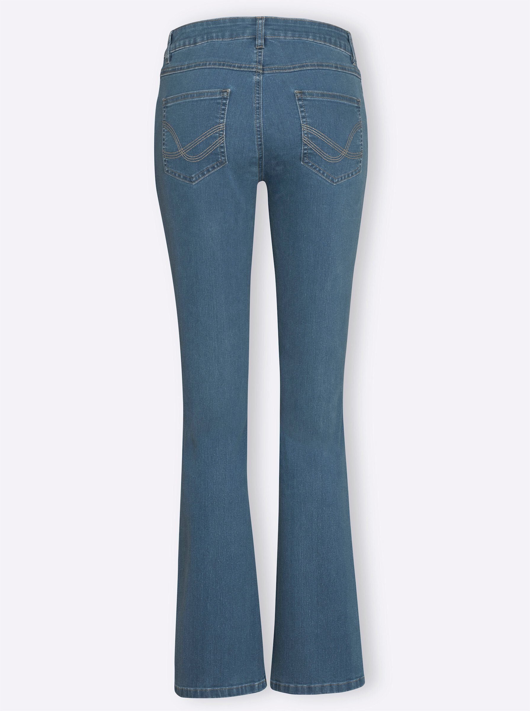 Sieh an! Bequeme Jeans blue-bleached
