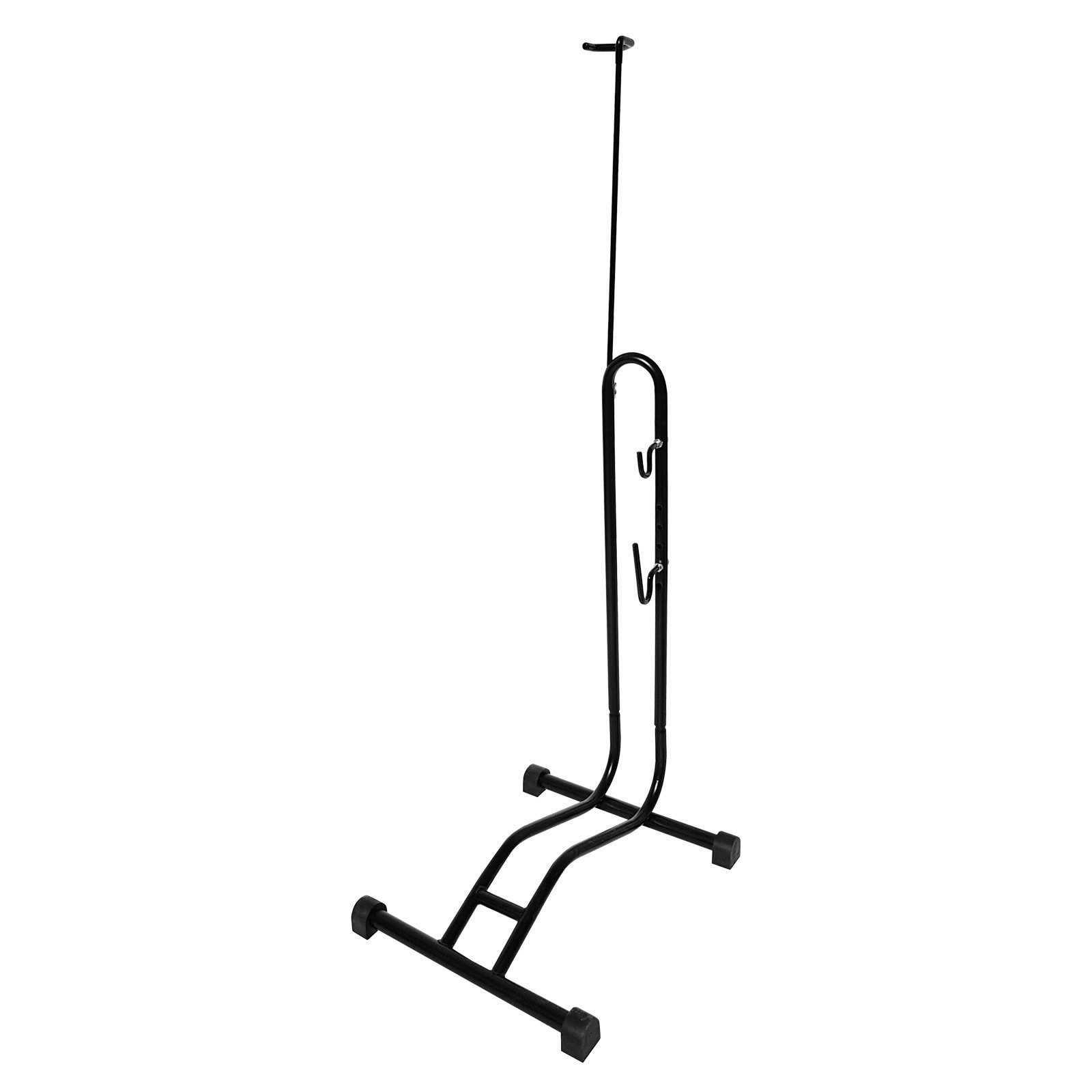 Wellgro Fahrradhalter Fahrradständer - Stahl, schwarz, sicherer Stand, Haken