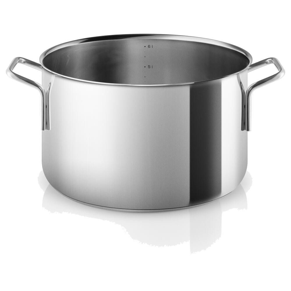 Eva Solo Kochtopf Stainless Steel 6.5 L, Aluminium, Edelstahl