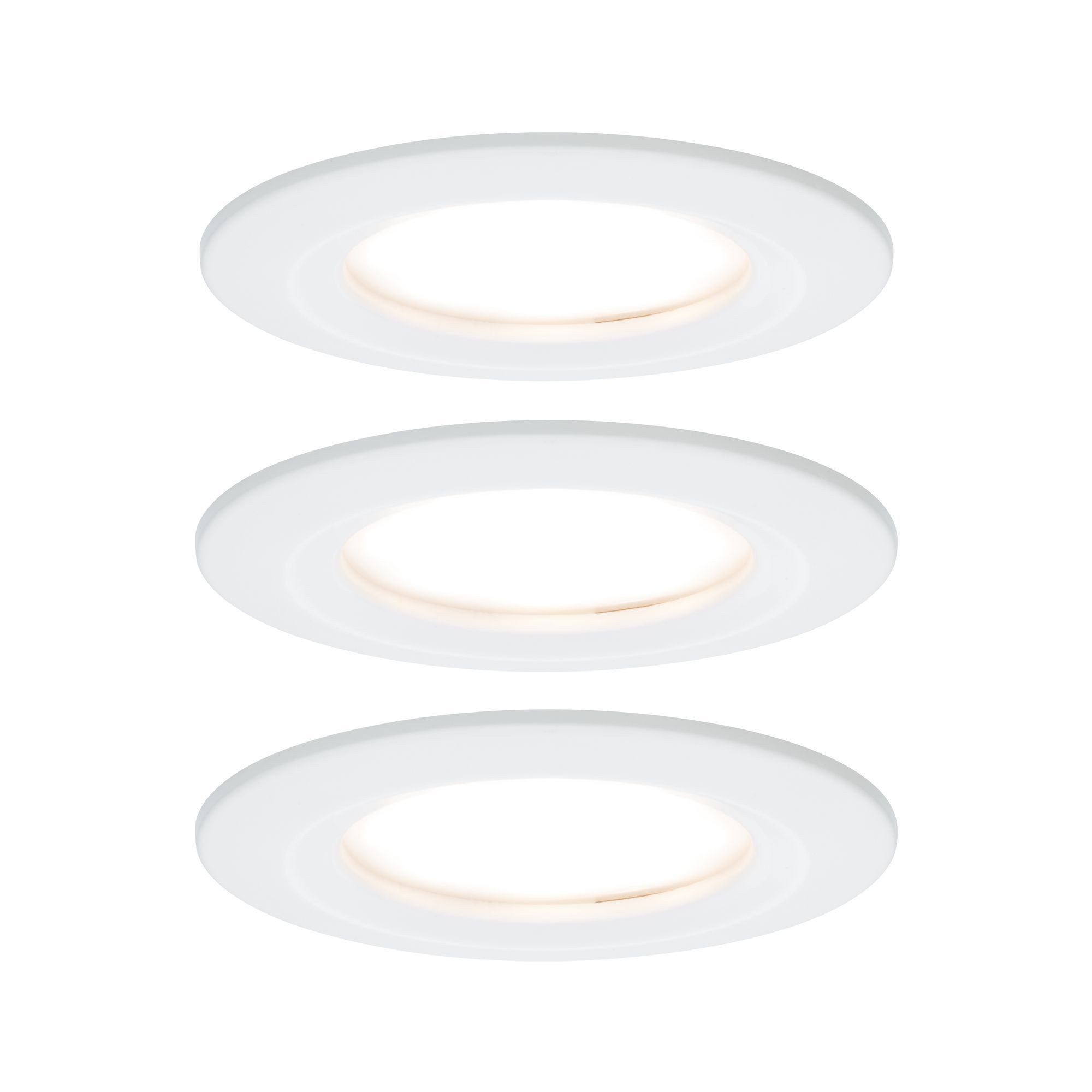 Paulmann LED Einbauleuchte 93870, im Lieferumfang enthalten, Aluminium