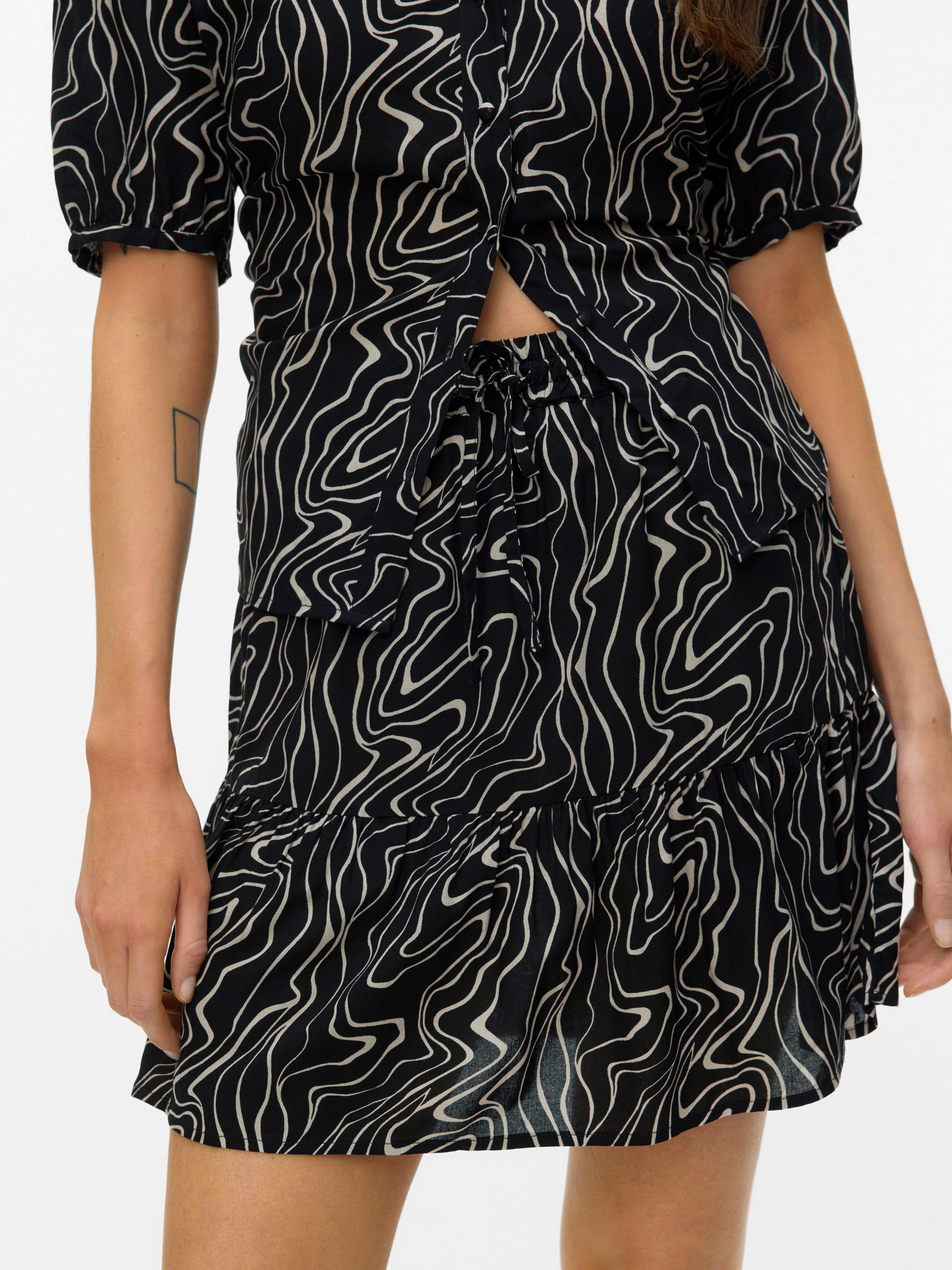 Vero Moda Minirock VMEASY JOY H/W SHORT SKIRT WVN Viskose