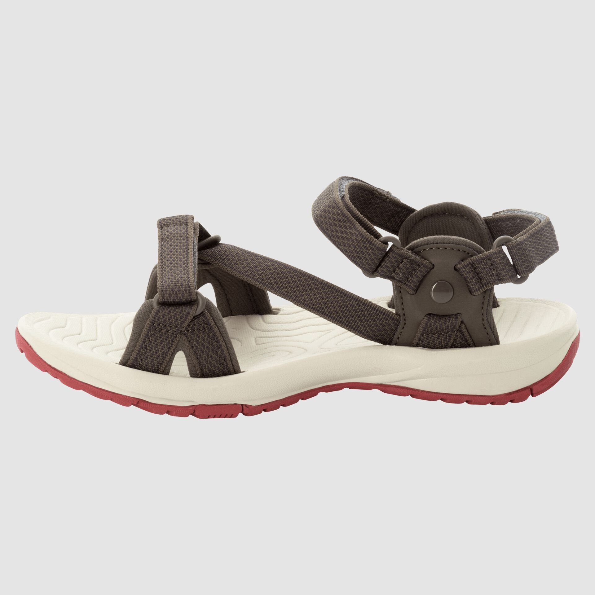 Jack Wolfskin Lakewood Ride Neoprenpolsterung braun Damen Sandale