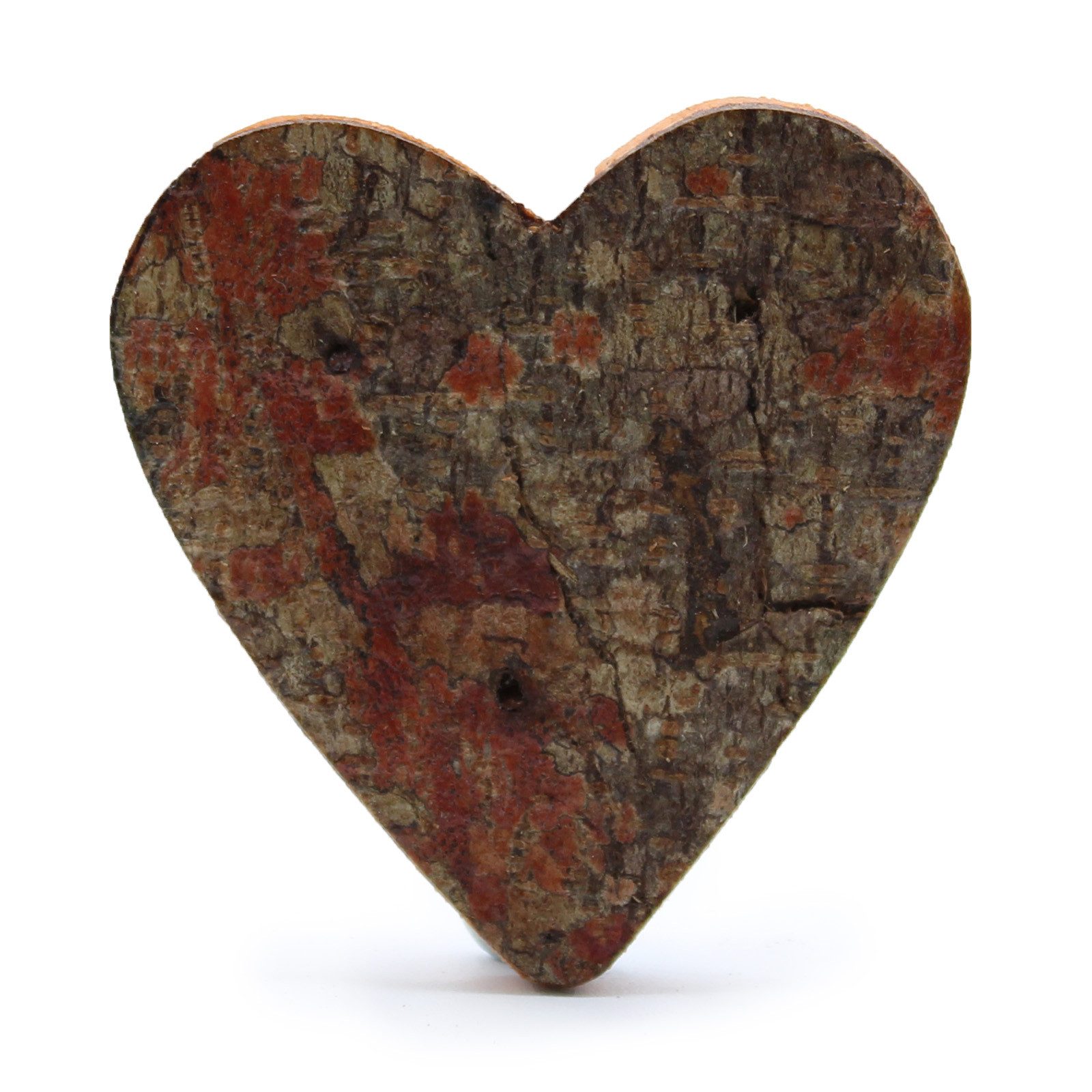Dekofigur Rustikales Rinden- Heart Shape - 7cm