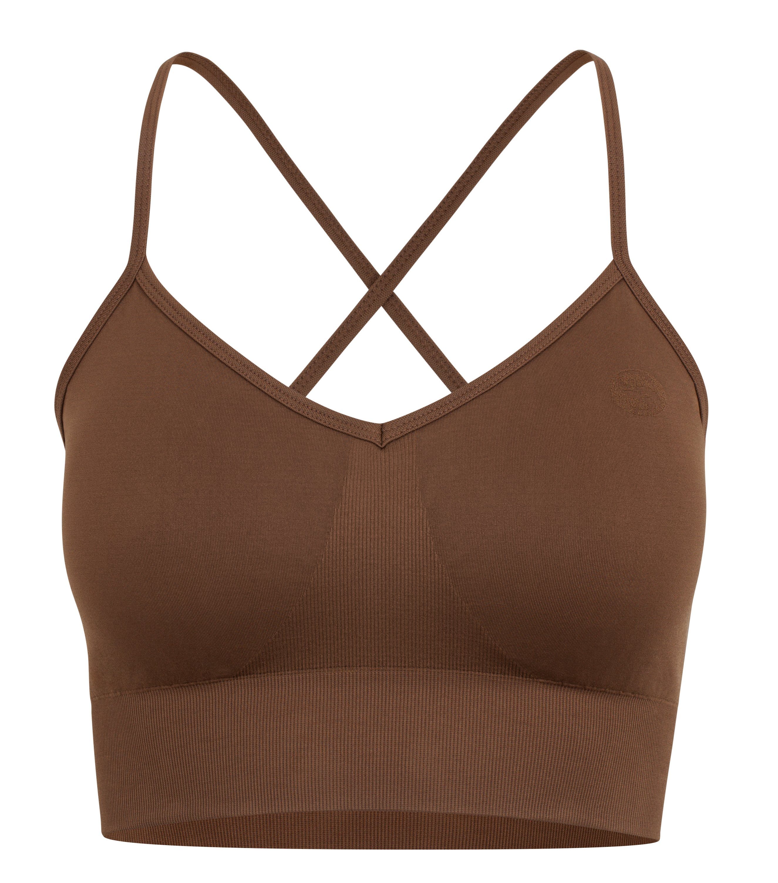 Stark Soul® Sport-Bustier Seamless Bra OPAQUE mit herausnehmbaren Cups