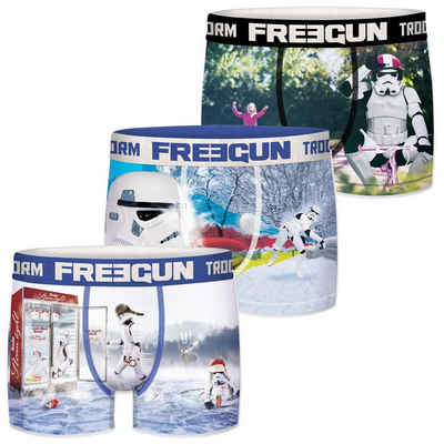 Freegun Boxershorts Star Wars Stormtrooper - 3er Pack (3-St) mit Star Wars Motiven