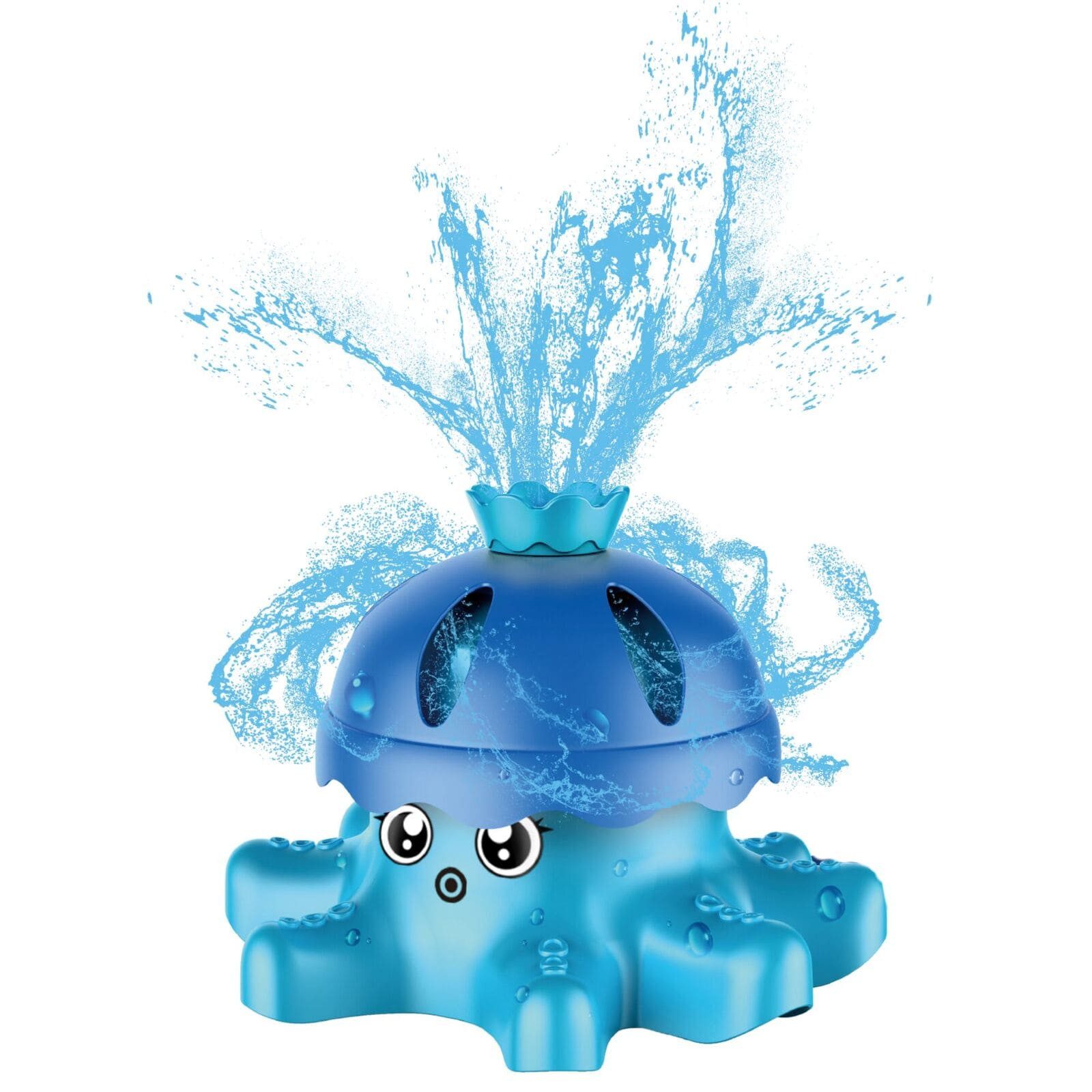 alldoro Spiel-Wassersprenkler 60213, im Oktopus-Design, Outdoorspielzeug für spritzige Abkühlung im Sommer