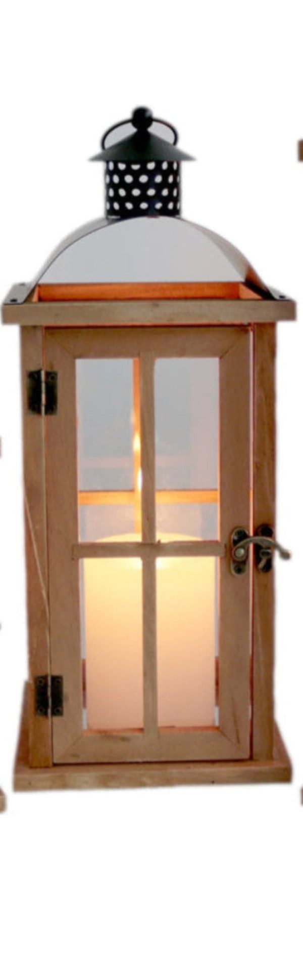 finehomegarden Kerzenlaterne Laterne Holz Gartenlaterne mit günstig online kaufen