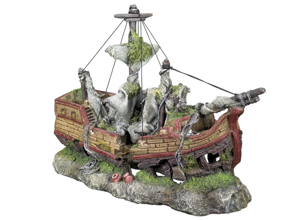 Aquariendeko Aqua Ornaments "SCHIFFSWRACK GALEONE" 42,0 x 16,5 x 27,5 cm