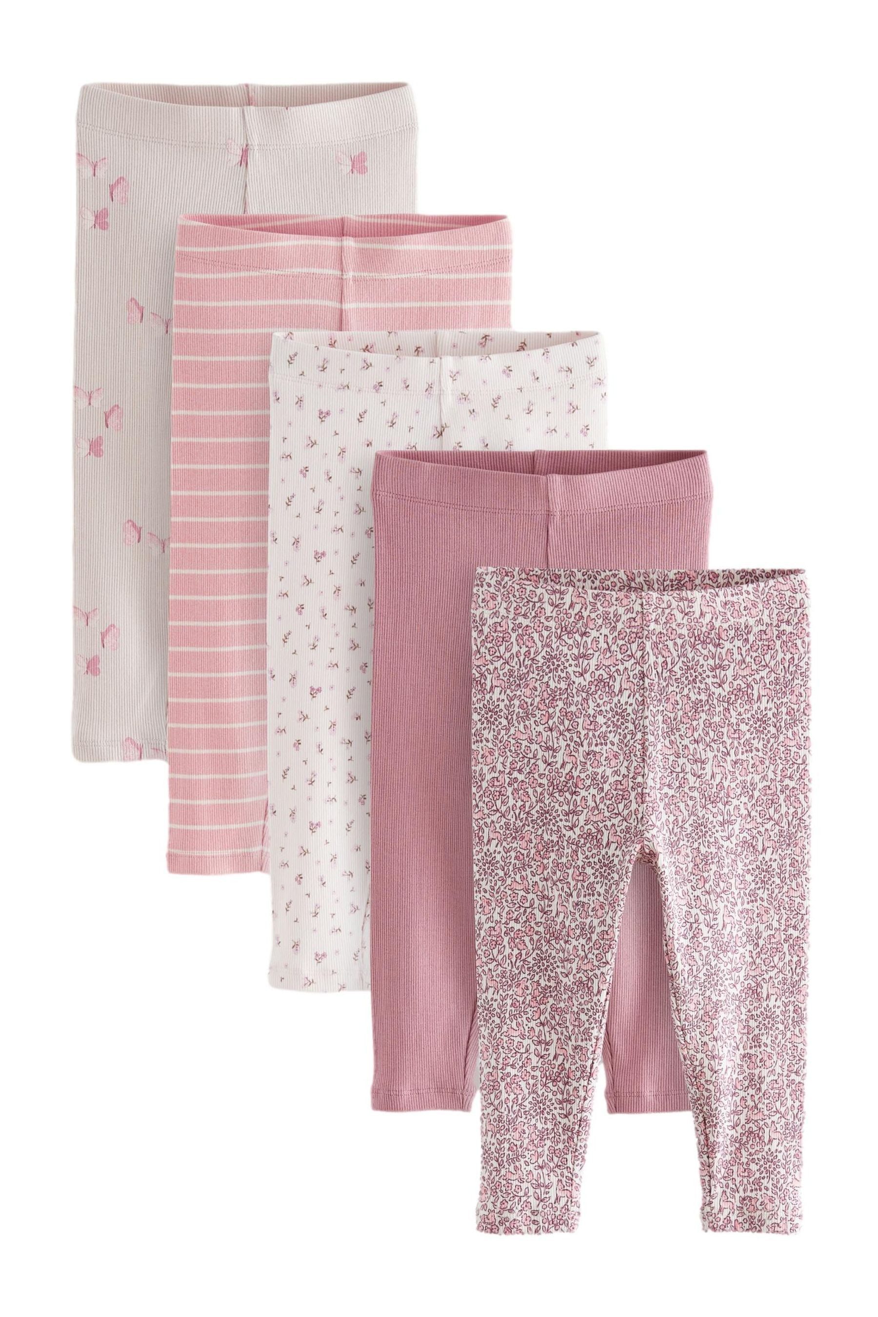 Next Leggings Gerippte Leggings im 5er-Pack (5-tlg)