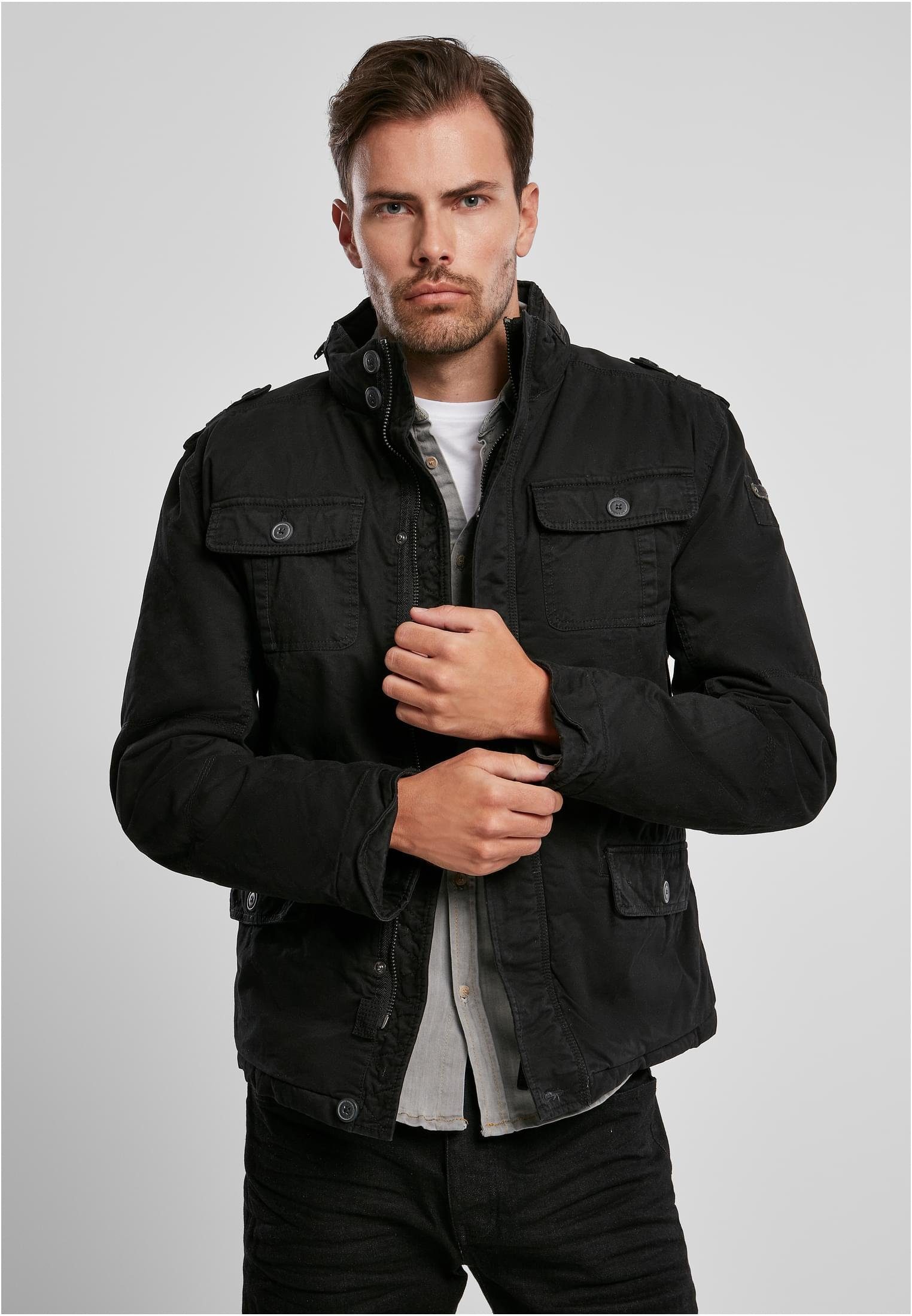 Britannia, Winterjacke mit Ärmelabschluss Brandit Brandit Herren weitenregulierbarer Manschette Winterjacke