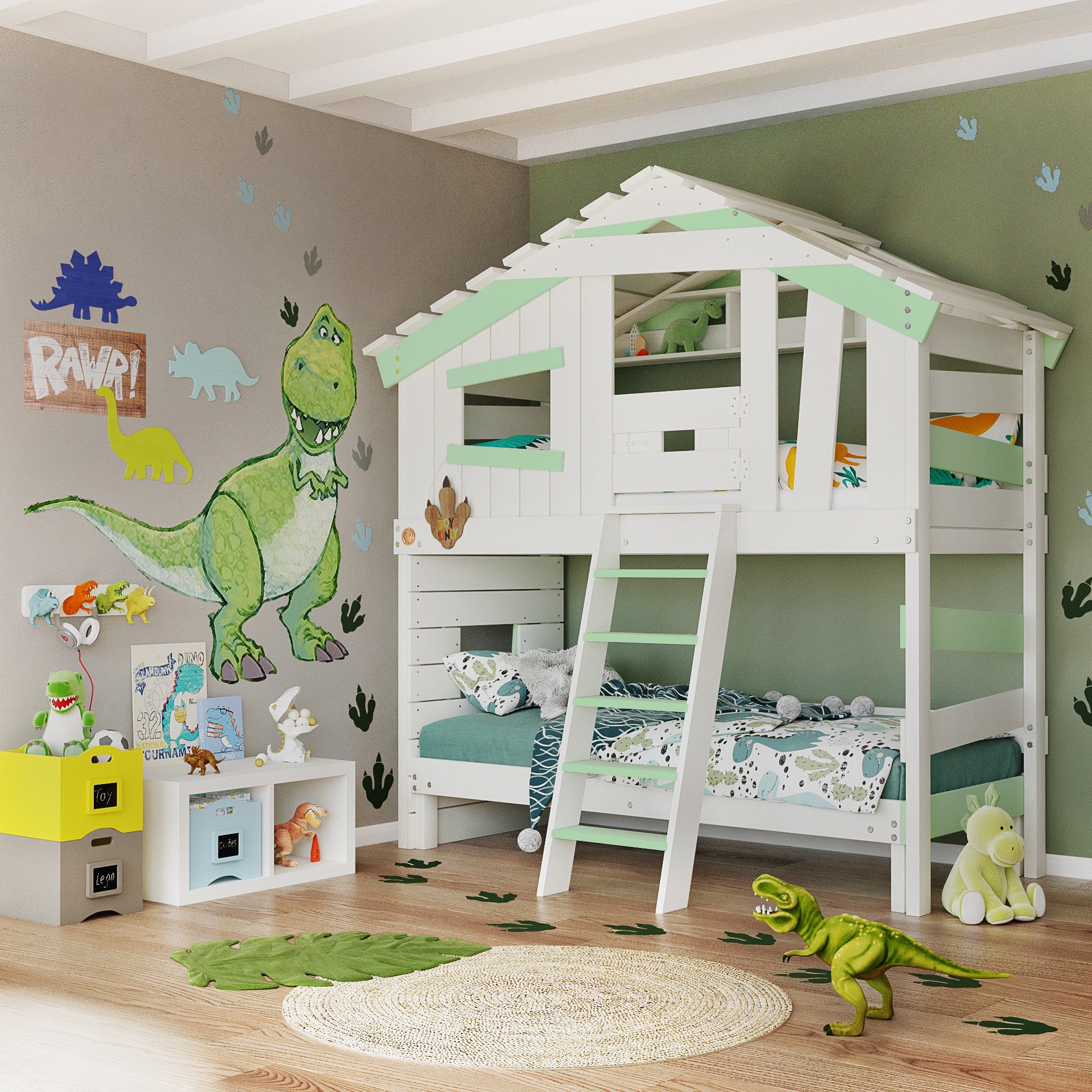 bibex Hochbett ALPIN CHALET Hochbett, Kinderbett, günstig online kaufen