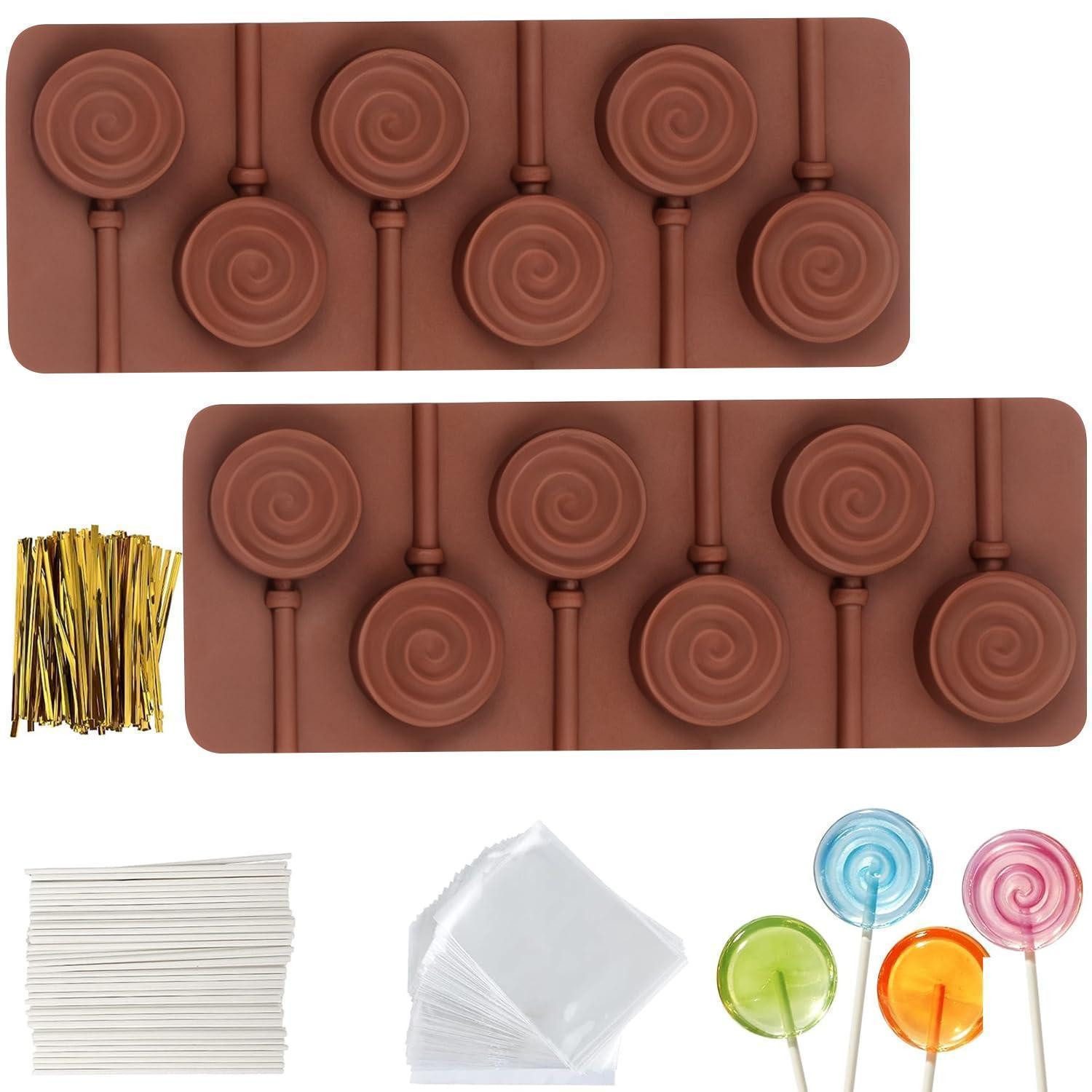 LuxusKollektion Cake-Pop-Form Cake Pop Silikonform 6 Vertiefungen, Set, (1-tlg)