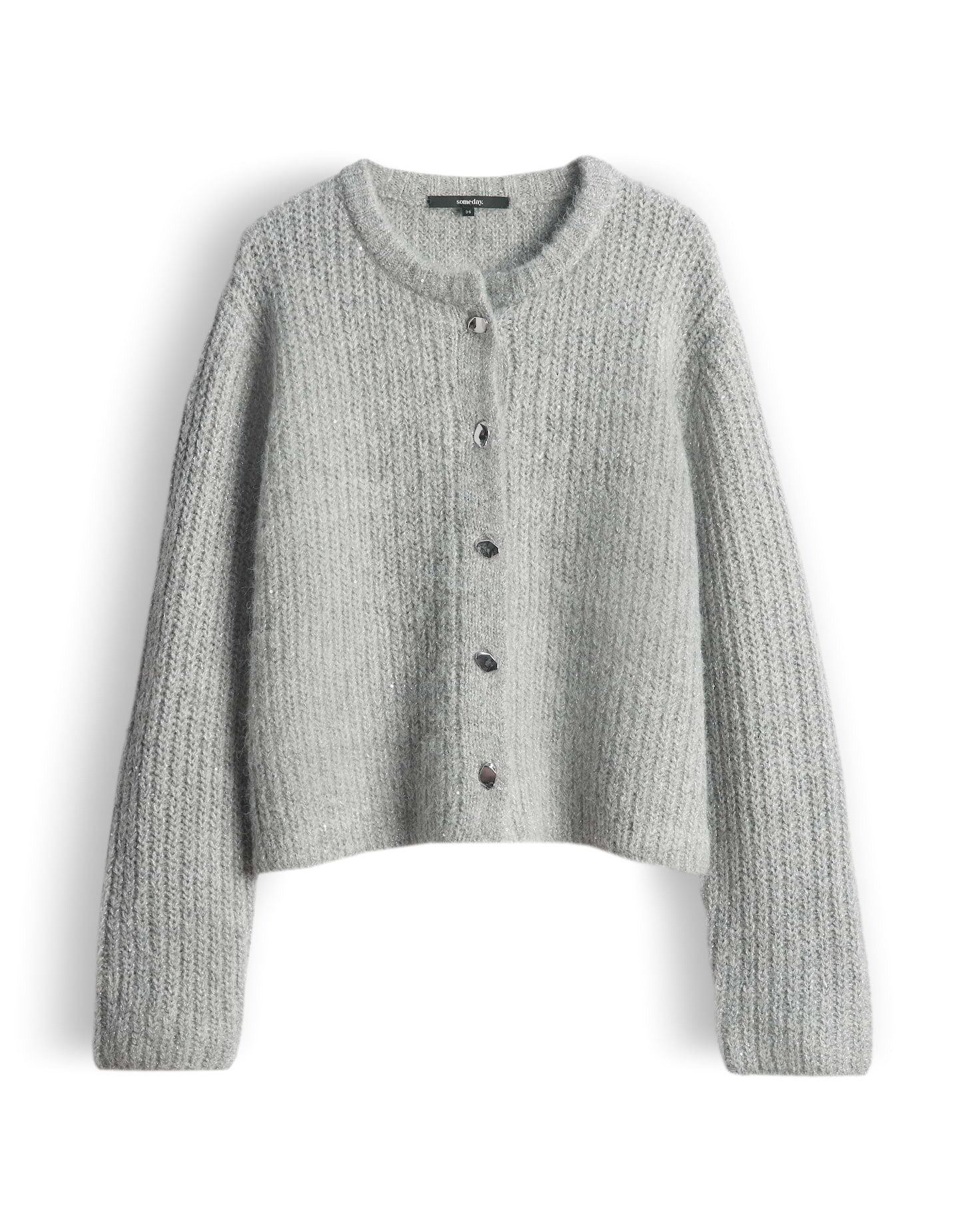 someday Strickjacke TIAH Loose mit Glanz Effekt