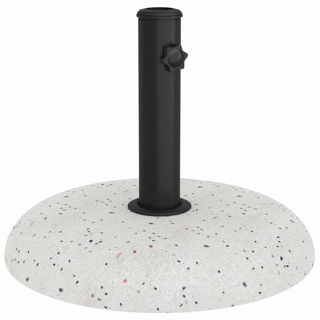 vidaXL Schirmhalter Sonnenschirmständer Weiß und Schwarz günstig online kaufen