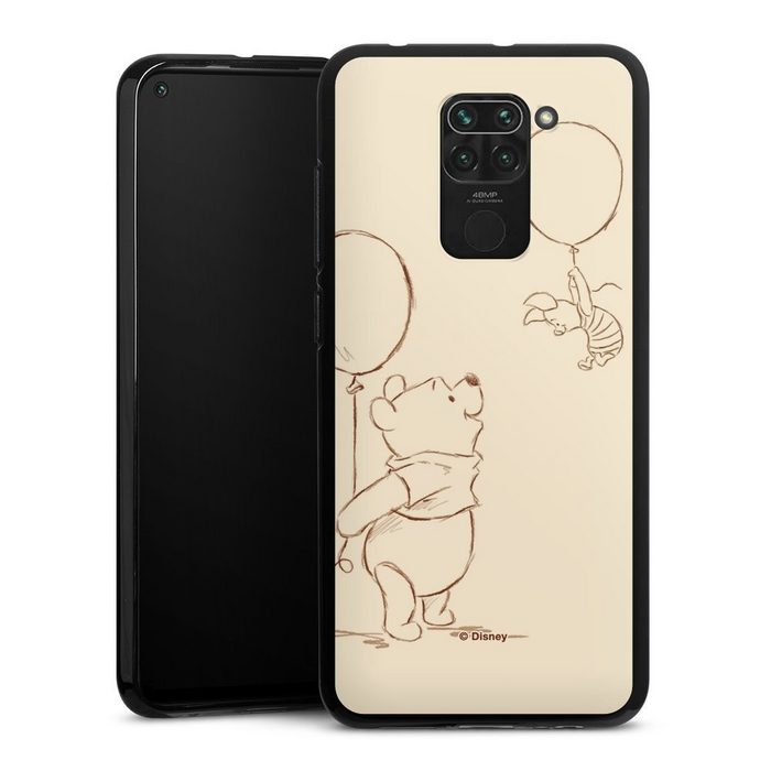 DeinDesign Handyhülle Winnie Puuh Disney Offizielles Lizenzprodukt Winnie & Ferkel Xiaomi Redmi Note 9 Silikon Hülle Bumper Case Handy Schutzhülle