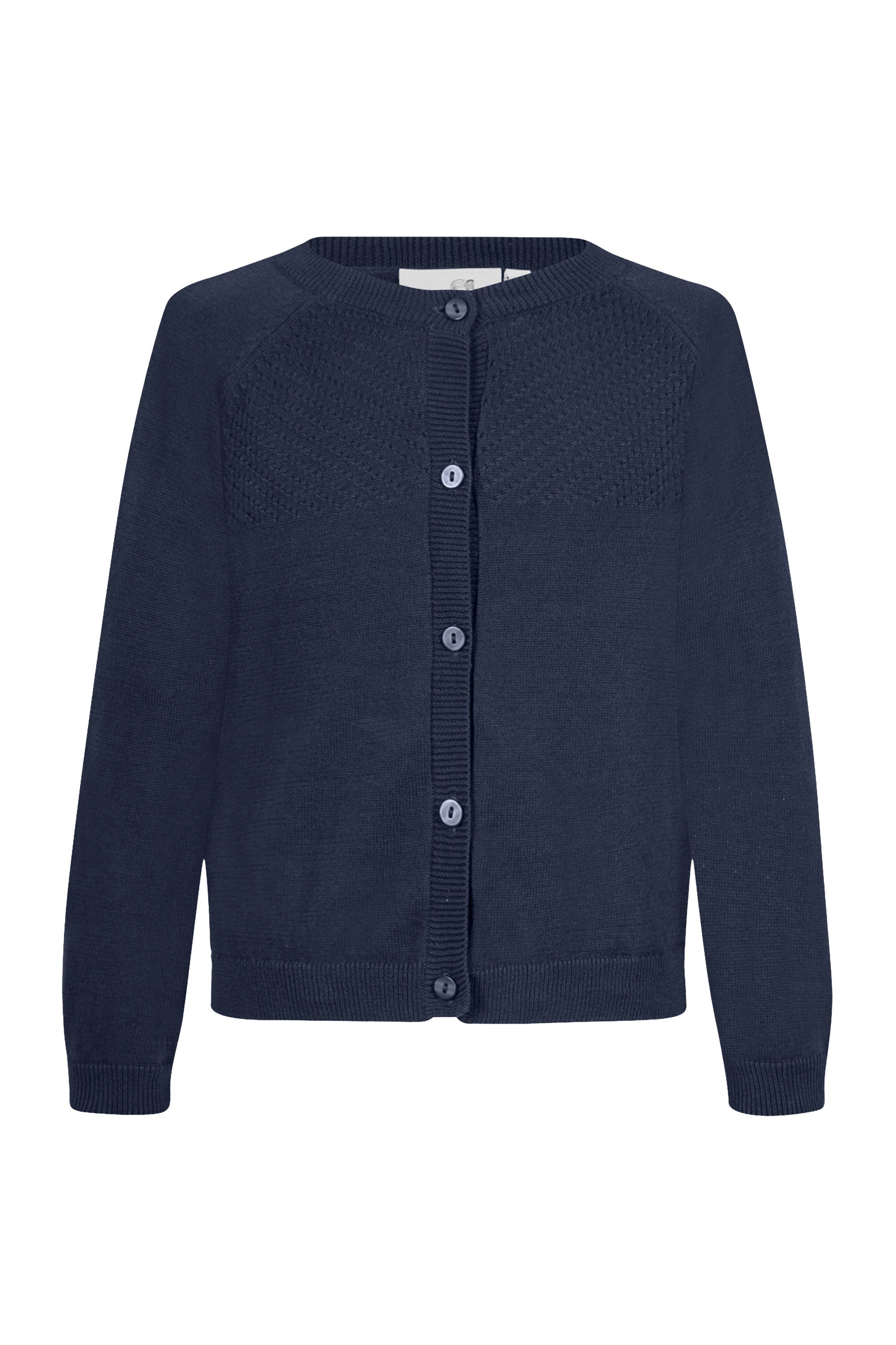 happy girls Strickjacke mit hochwertigem Strickmuster im vorderen Brustbereich