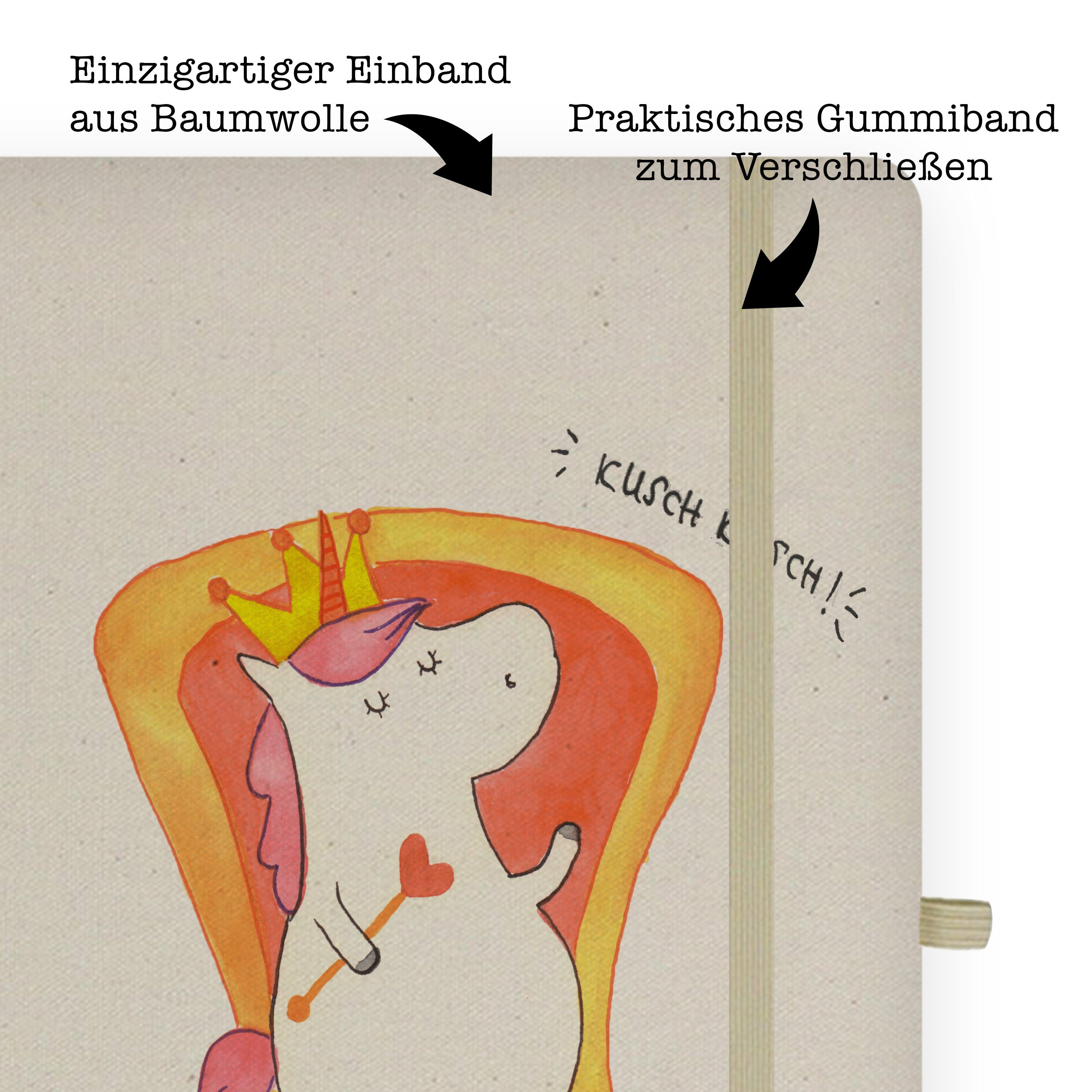 Mr. & Mrs. Panda Notizbuch & Adressbuch, Mrs. Einhorn Transparent Panda König - Schreibheft, Mr. Eint Geschenk, 