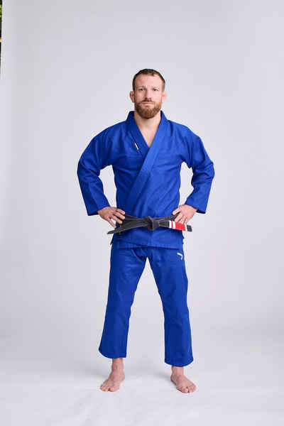 IPPONGEAR Karateanzug »Rookie BJJ Brazilian Jiu Jitsu Anzug« (Jacke, Hose und Gürtel), 350gr/m² Stoffdichte I Reißfestes Material