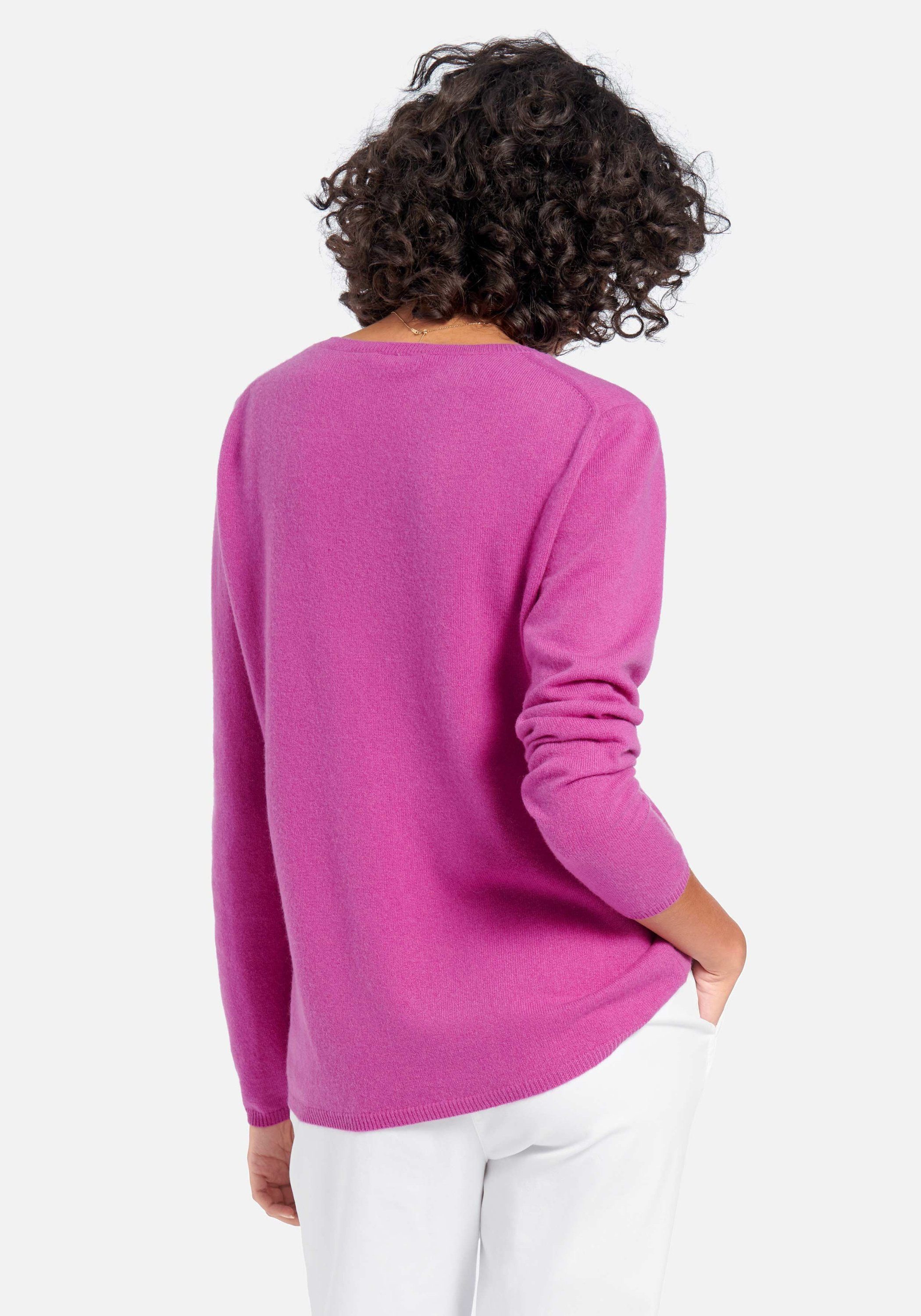 wool new MAGENTA Strickpullover include