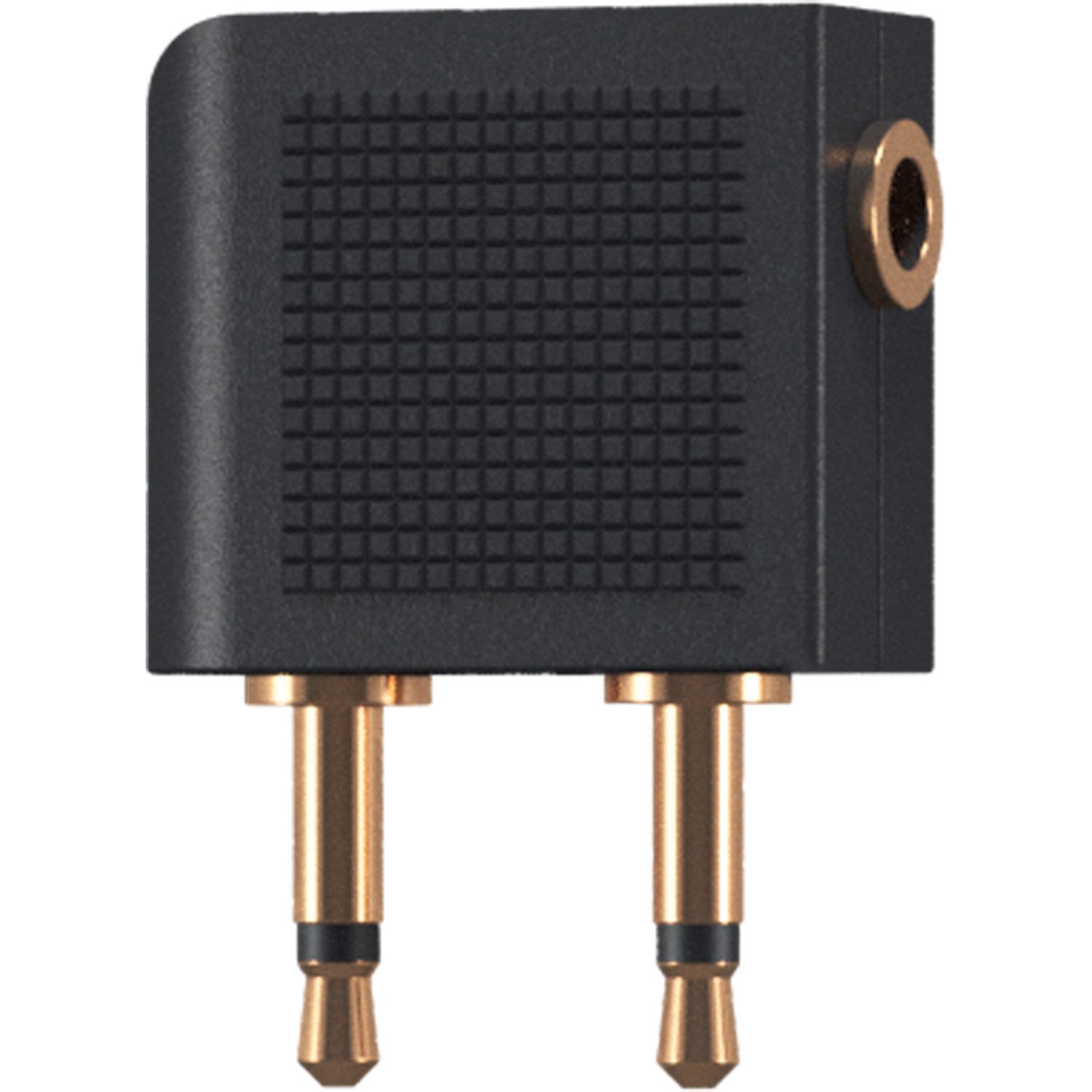 OEHLBACH i-Jack AD-Flight Mobiler Y-Klinke-Adapter für Flugzeuge Reiseadapter 3,5 mm Klinke zu 3,5mm Klinkenbuchse, Hochwertige Verarbeitung, Perfekte Kontaktsicherheit