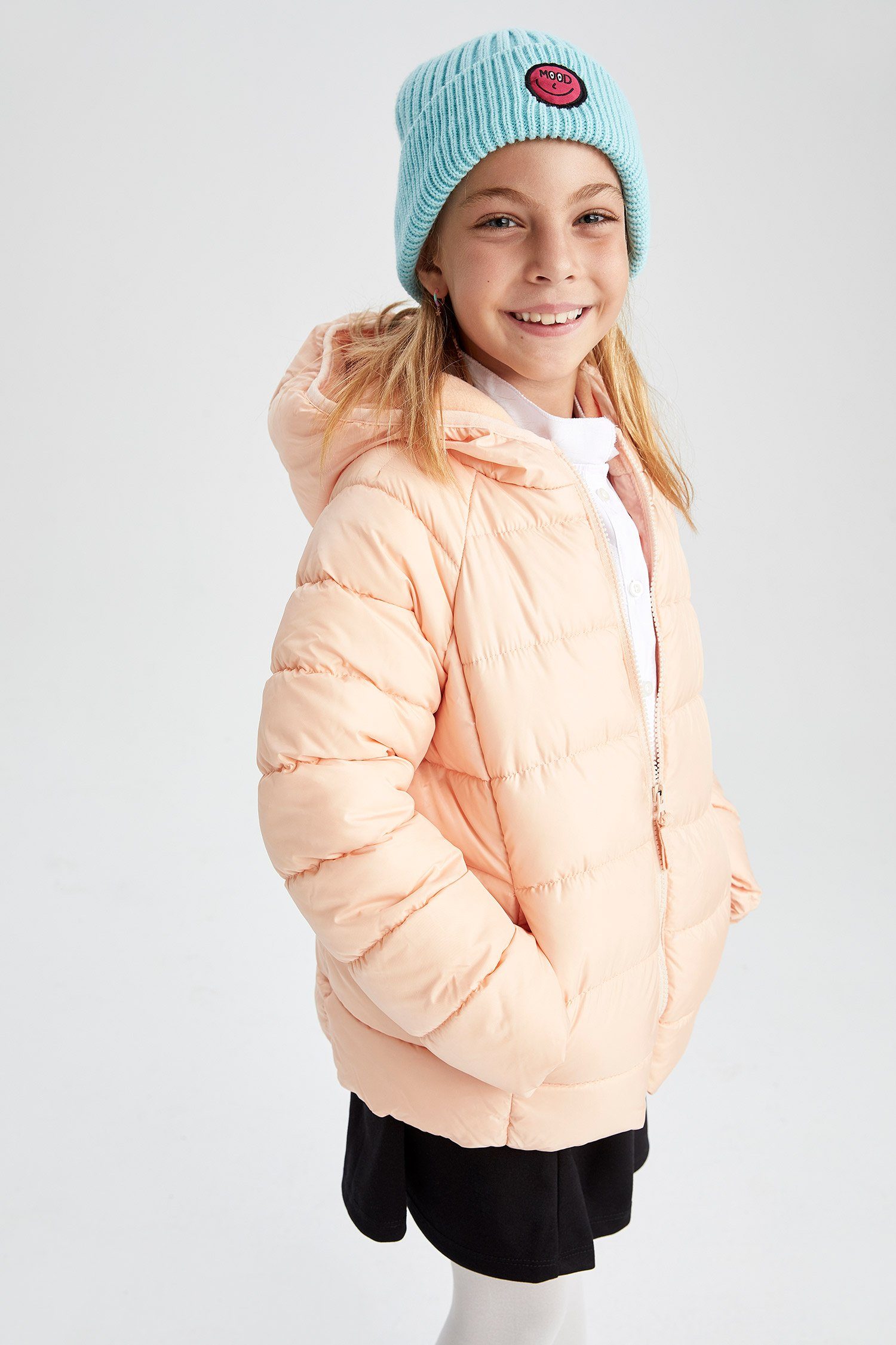 Winterjacke DeFacto REGULAR Lachs Wintermantel FIT