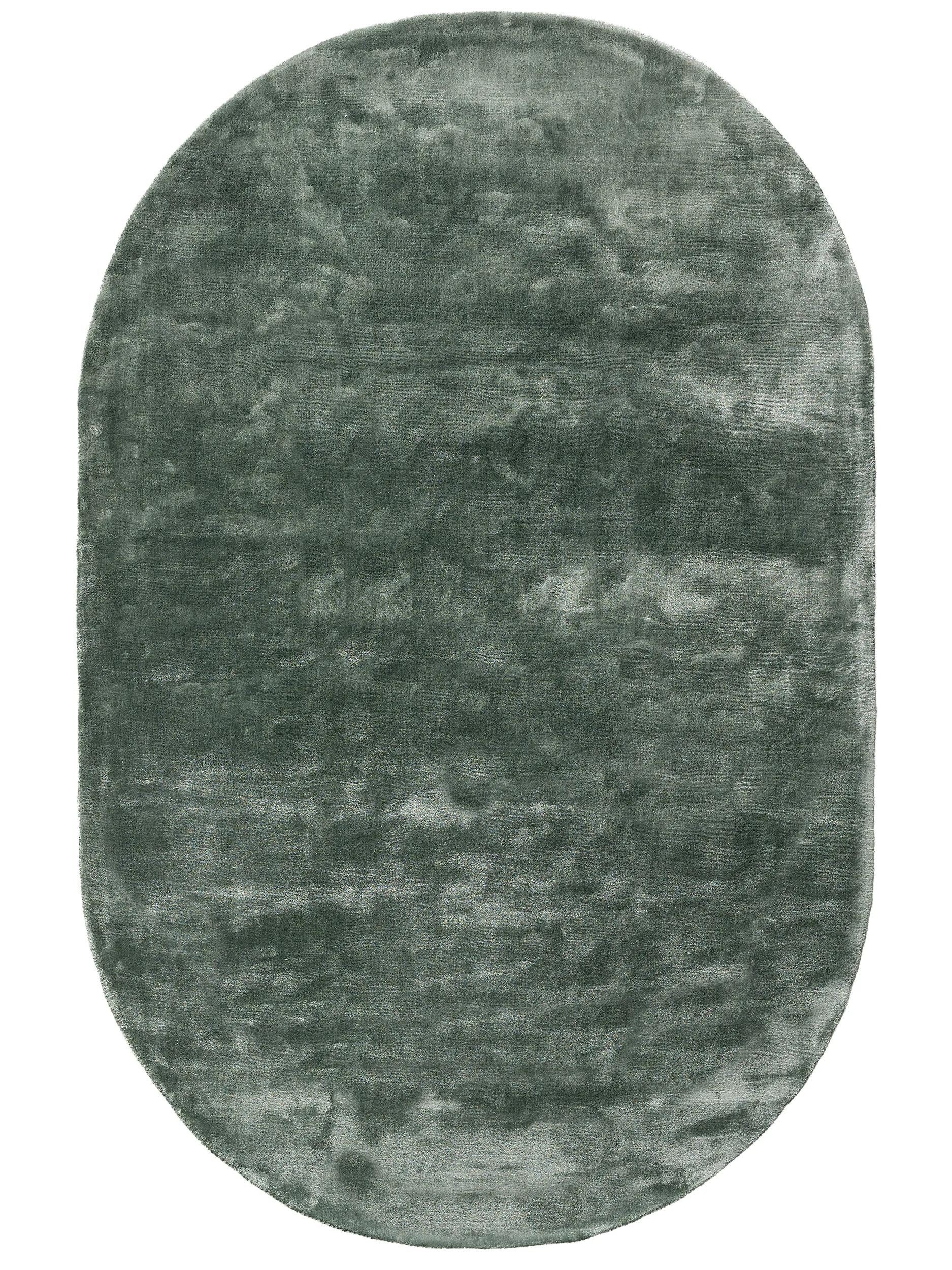 benuta Teppich Nela, oval, Höhe: 6 mm, Viskoseteppich,Teppich Wohnzimmer, Schlafzimmer, Esszimmer, Flur, Cozy