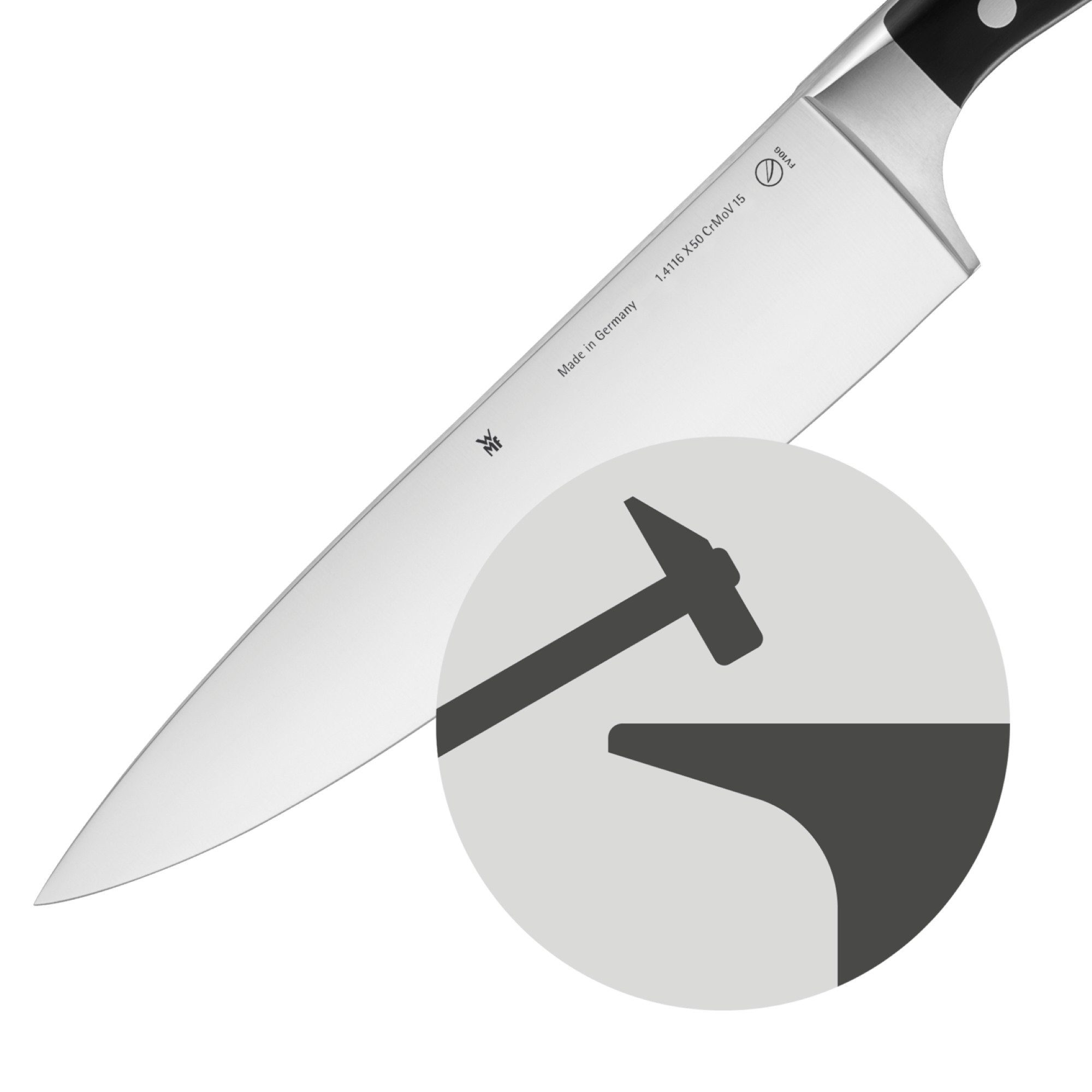 in Germany (6tlg), WMF Asia Plus Spitzenklasse Messerset, Messerblock Made