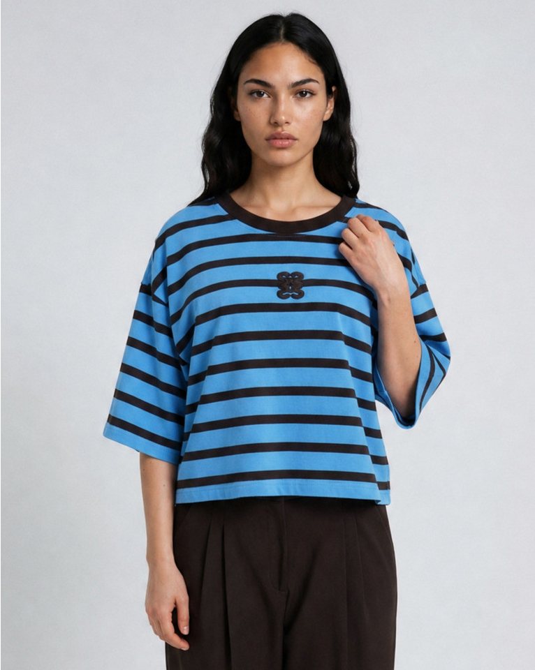 Smith & Soul Rundhalsshirt mit modischen Streifen